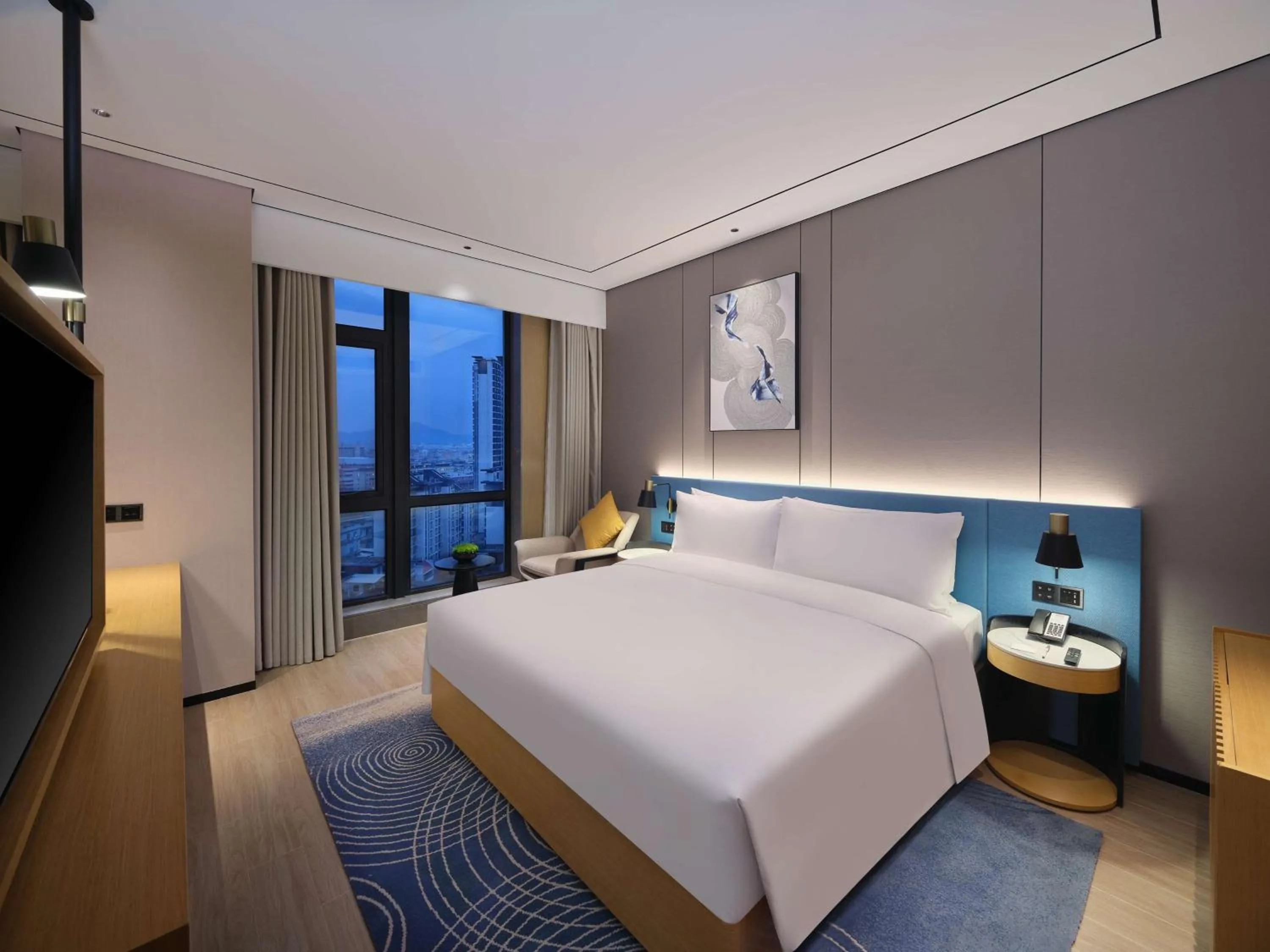 Bed in Hilton Garden Inn Xiamen Tong'An