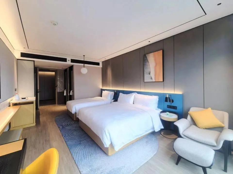 Bed in Hilton Garden Inn Xiamen Tong'An