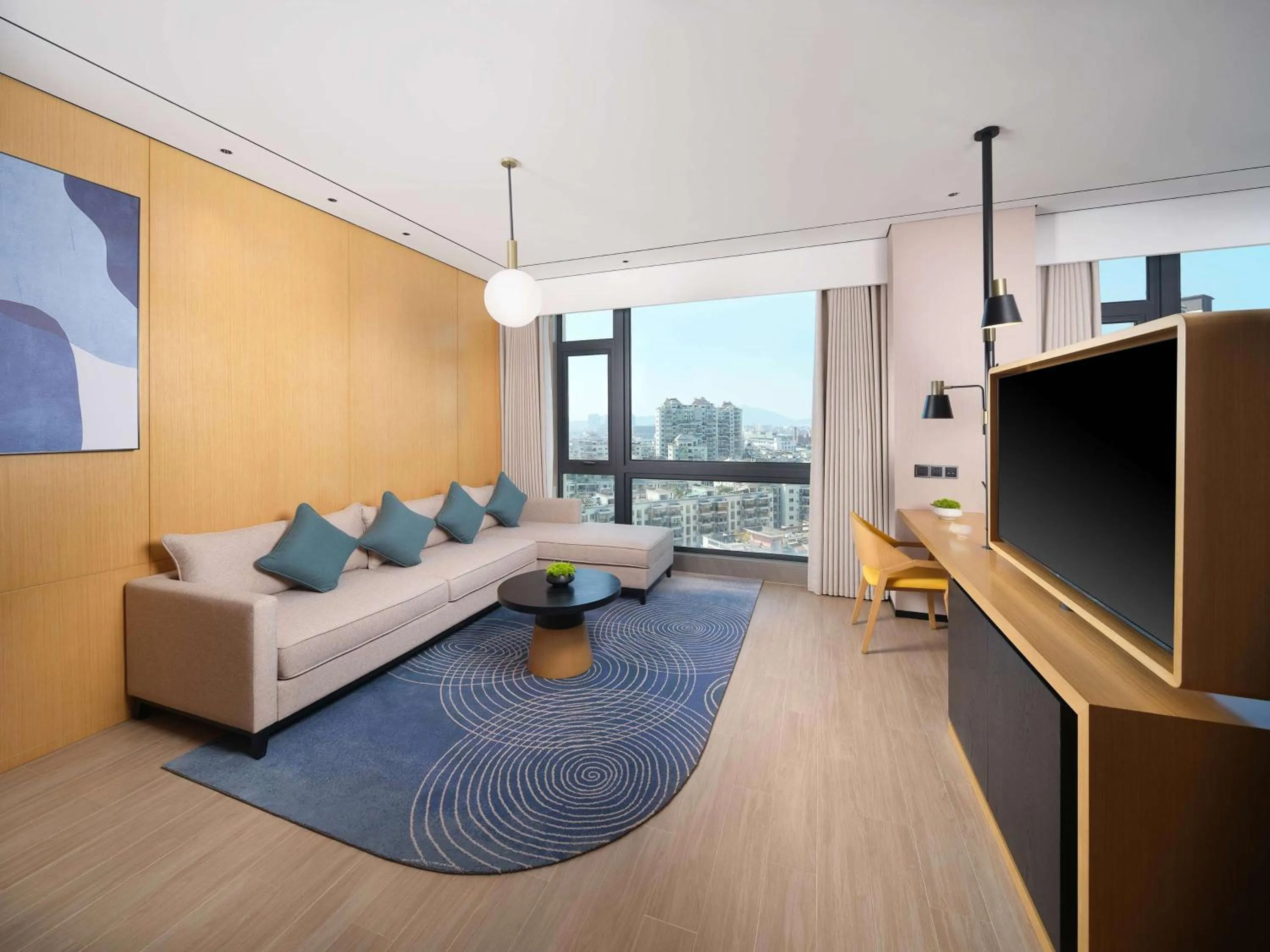 Living room in Hilton Garden Inn Xiamen Tong'An