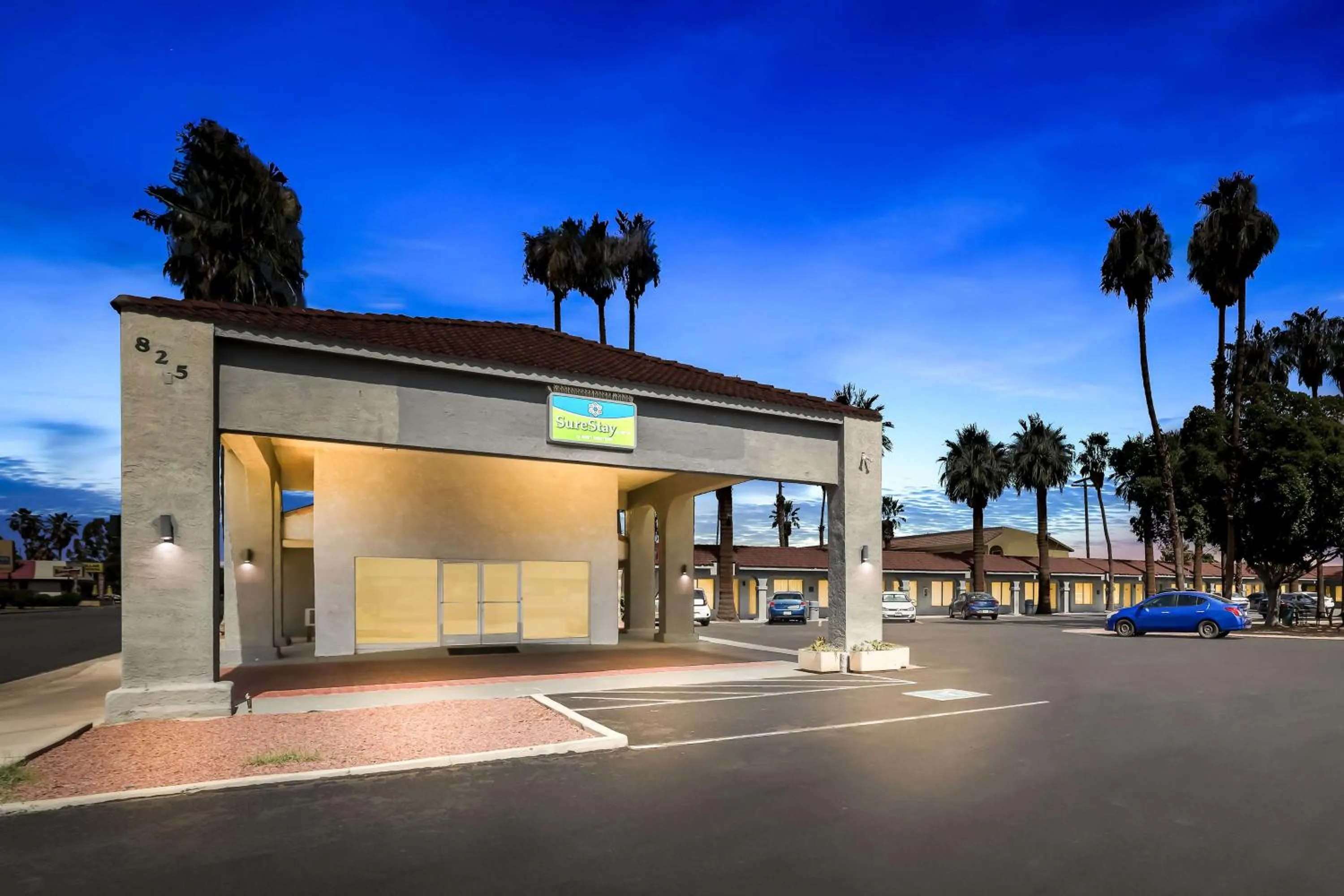 Property building in SureStay Hotel by Best Western Blythe