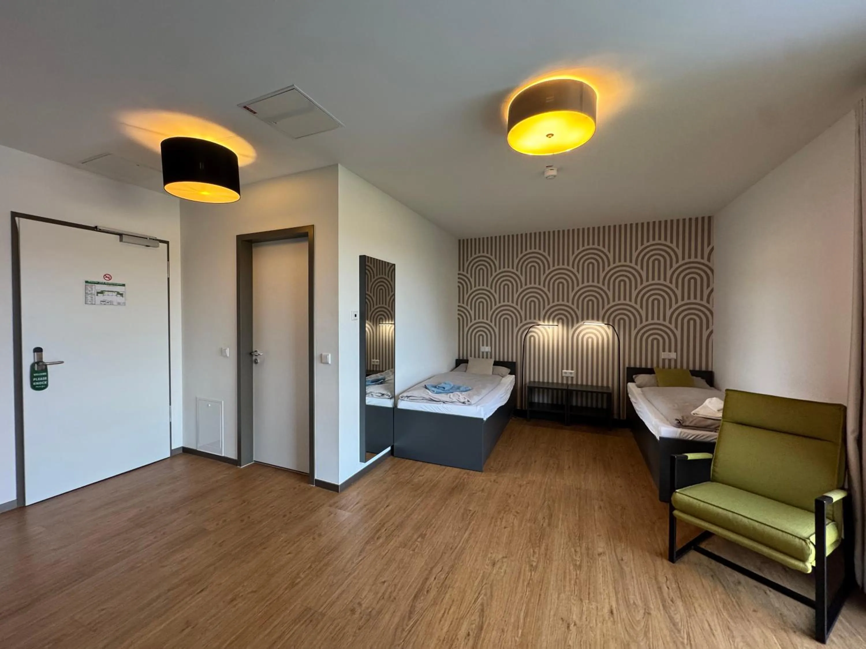 Bed in Fair n Square Hotel 24 Stunden Self-Check In