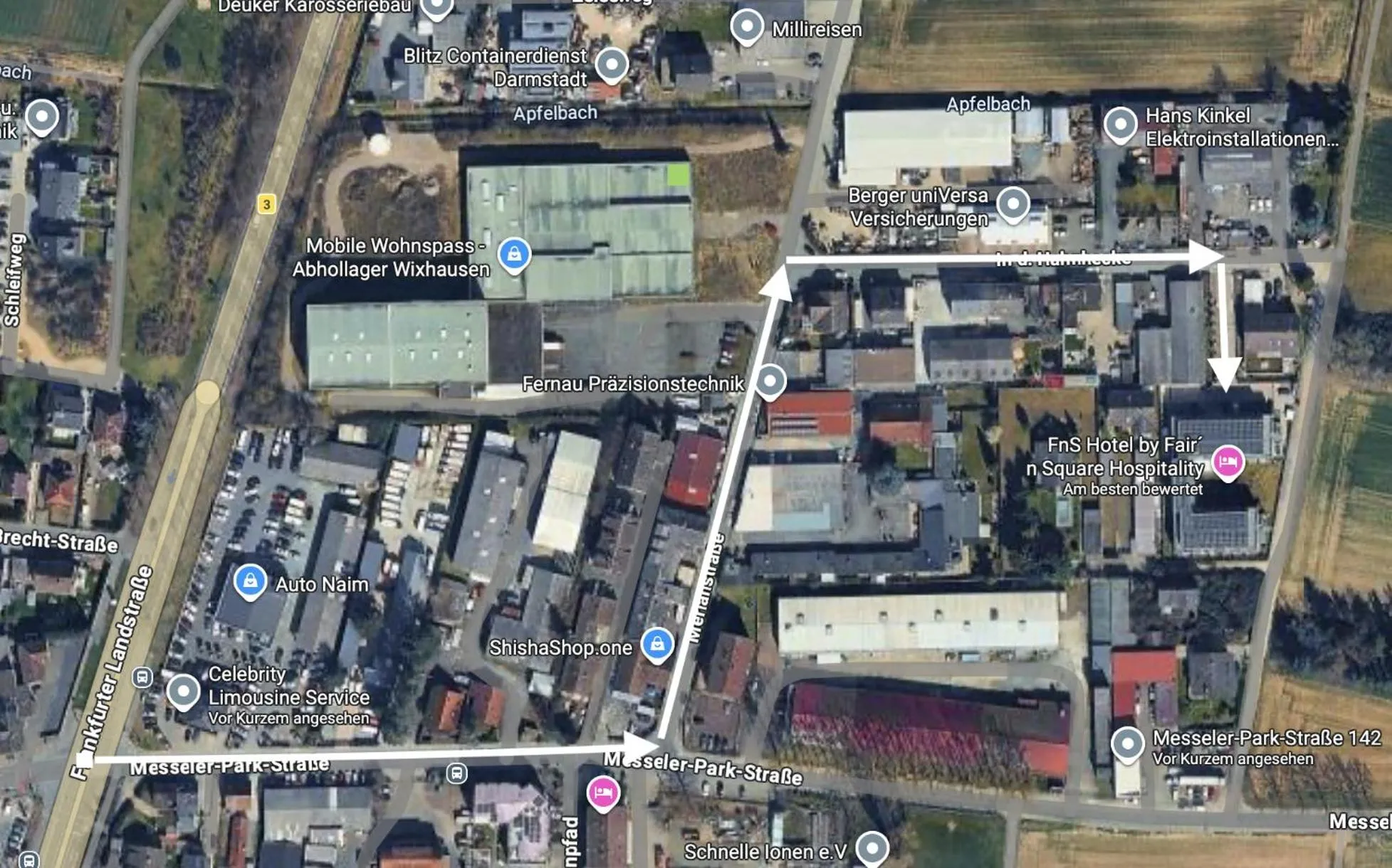 Bird's eye view in Fair n Square Hotel 24 Stunden Self-Check In