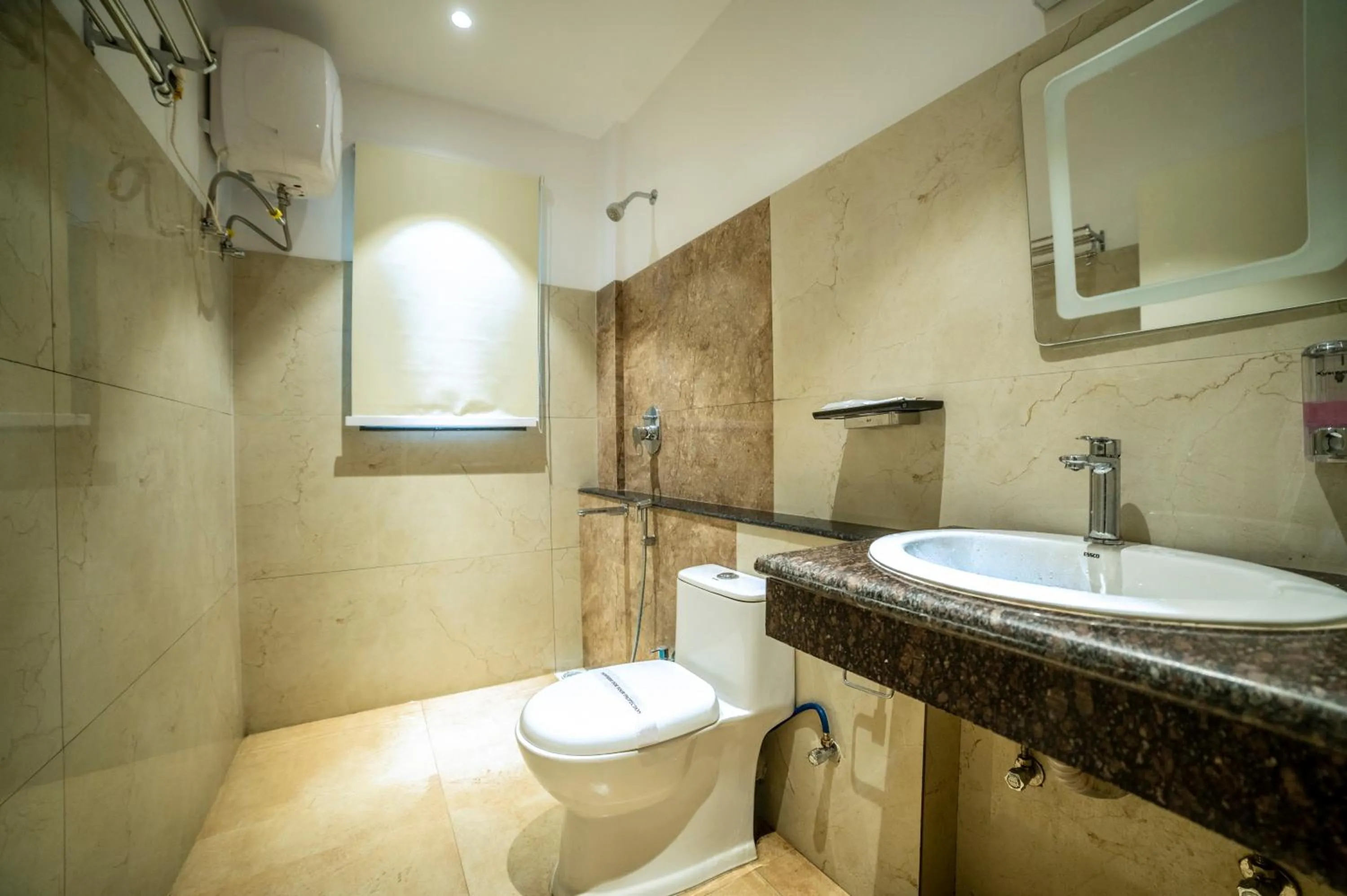 Bathroom in Hotel Alpha Omega