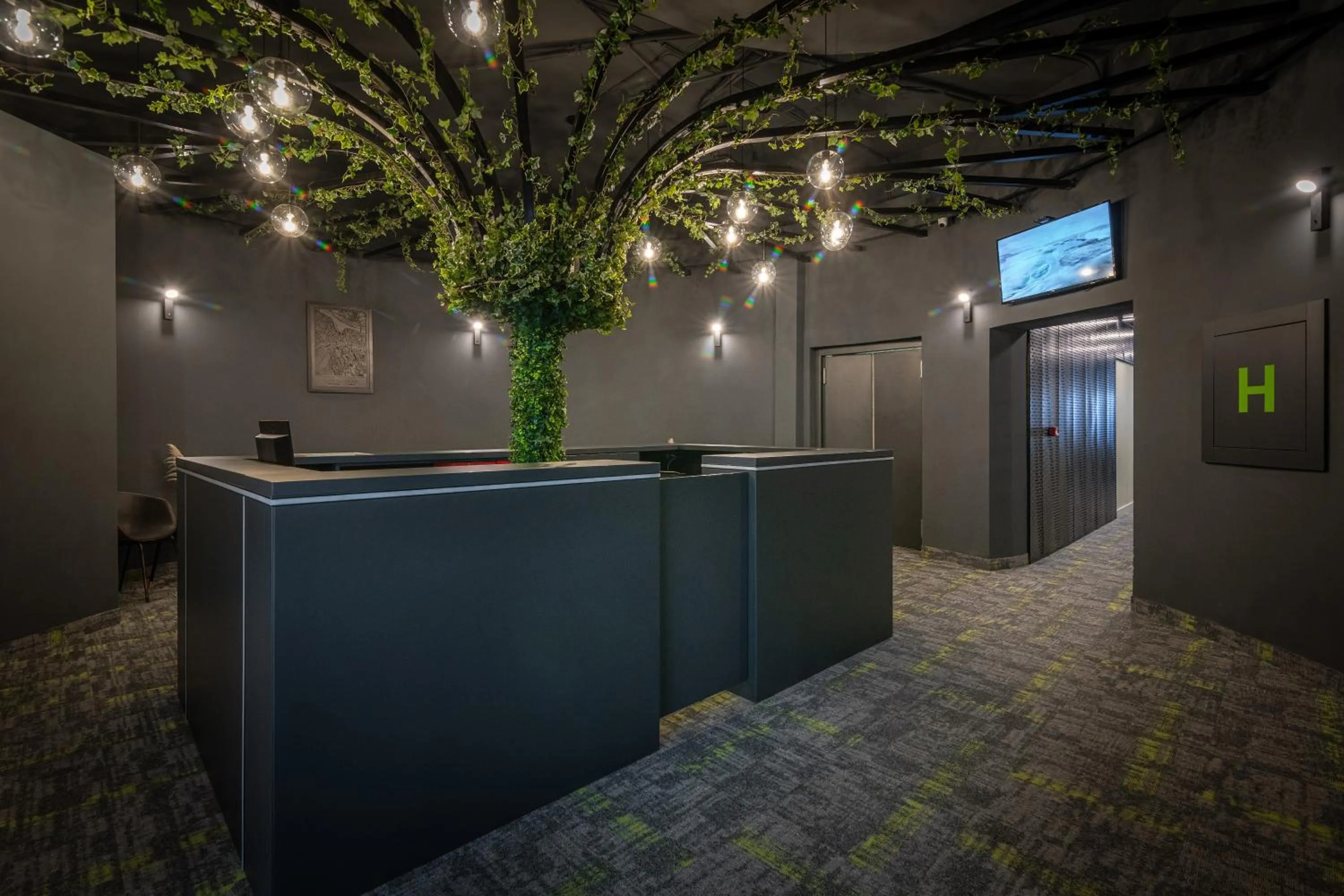 Lobby or reception in City Joy - sports Center Tasmajdan