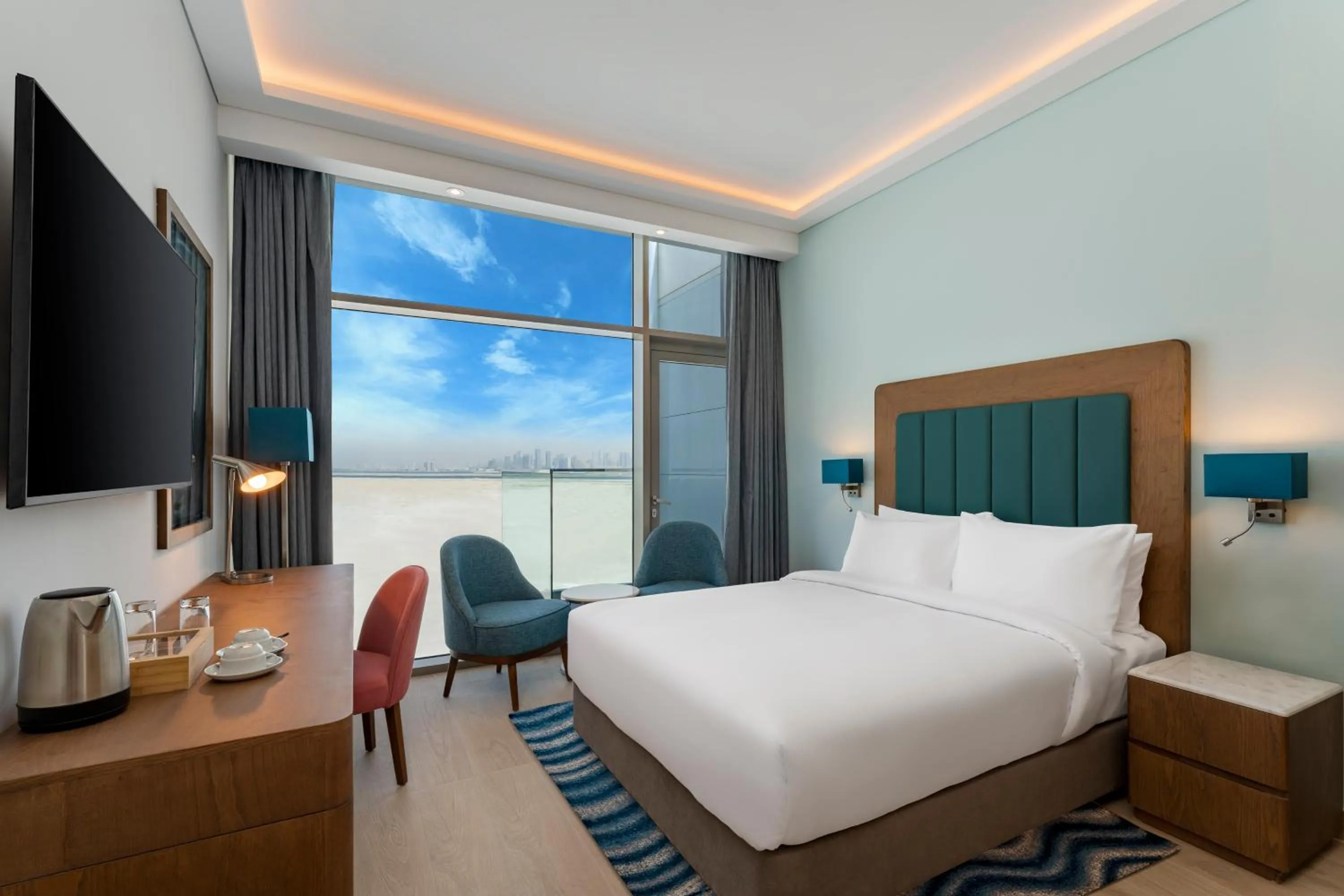 Bedroom, Bed in Sea Point Hotel Dubai Islands Formerly Park Regis by Prince