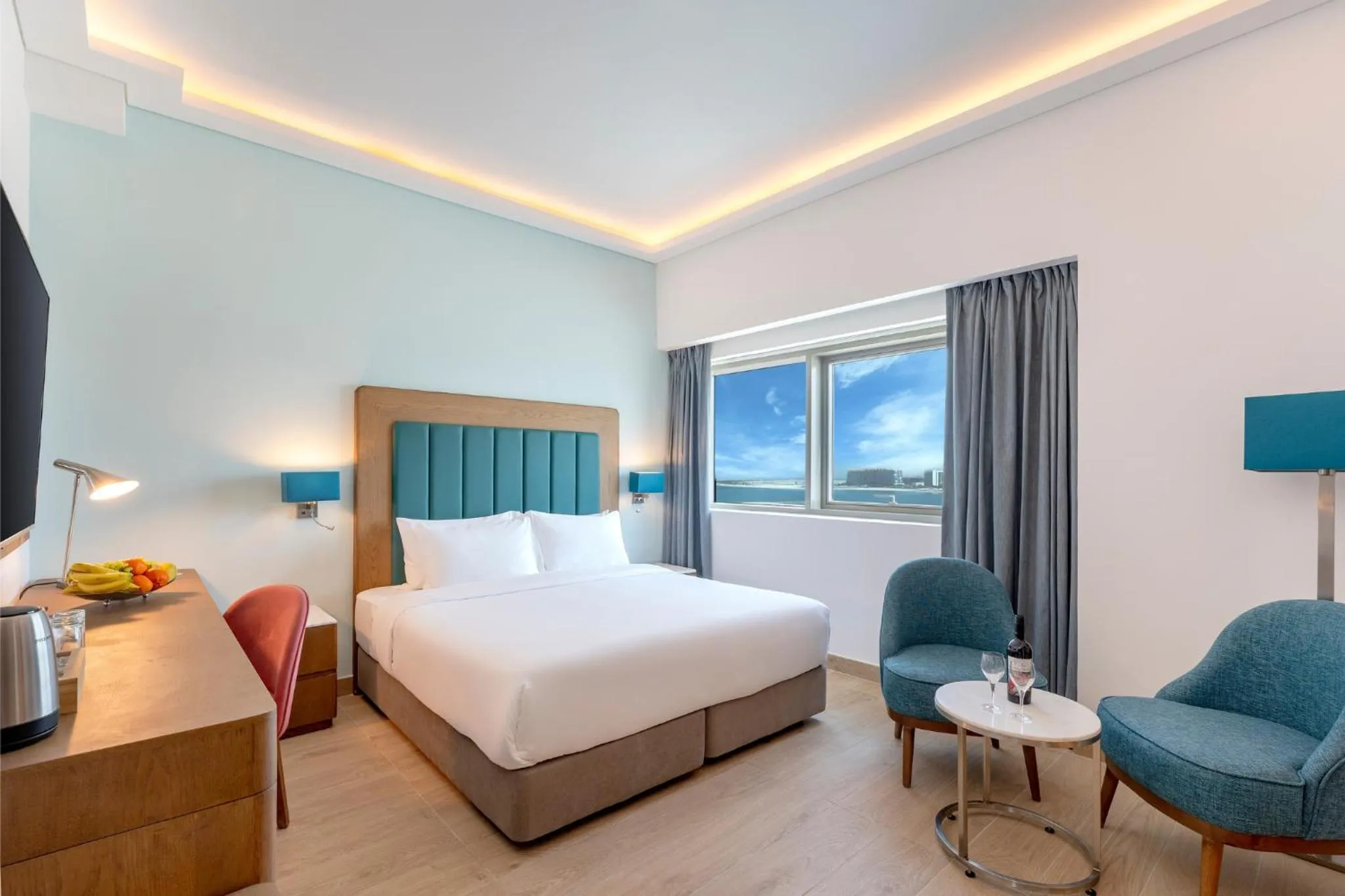 Bedroom, Bed in Sea Point Hotel Dubai Islands Formerly Park Regis by Prince