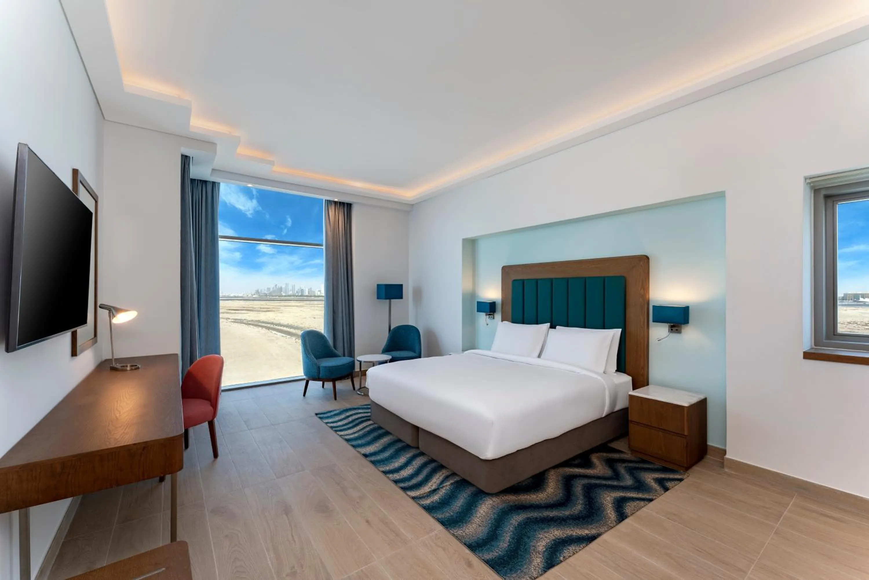 Bedroom, Bed in Sea Point Hotel Dubai Islands Formerly Park Regis by Prince