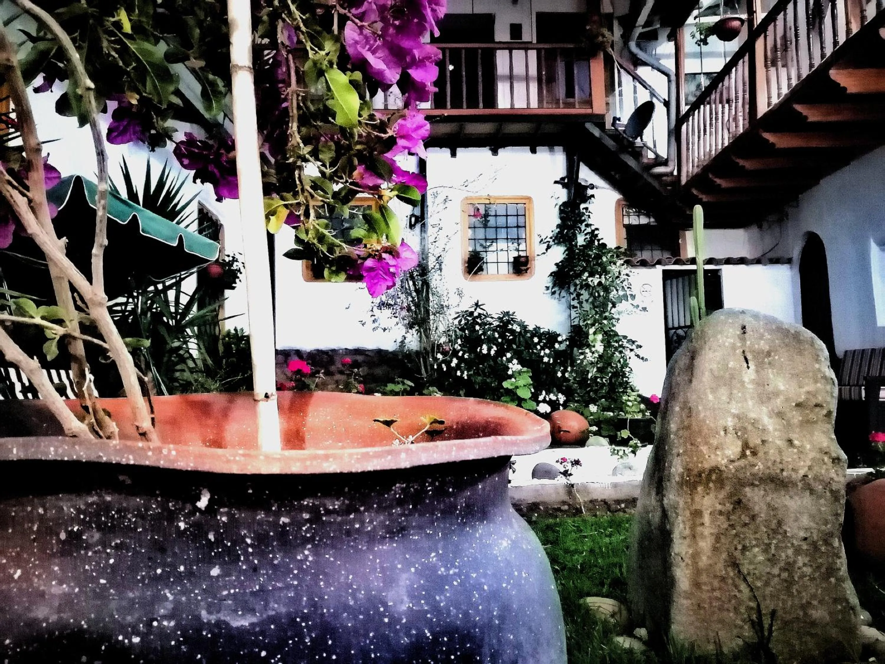 Garden view in Kori Gems Inn