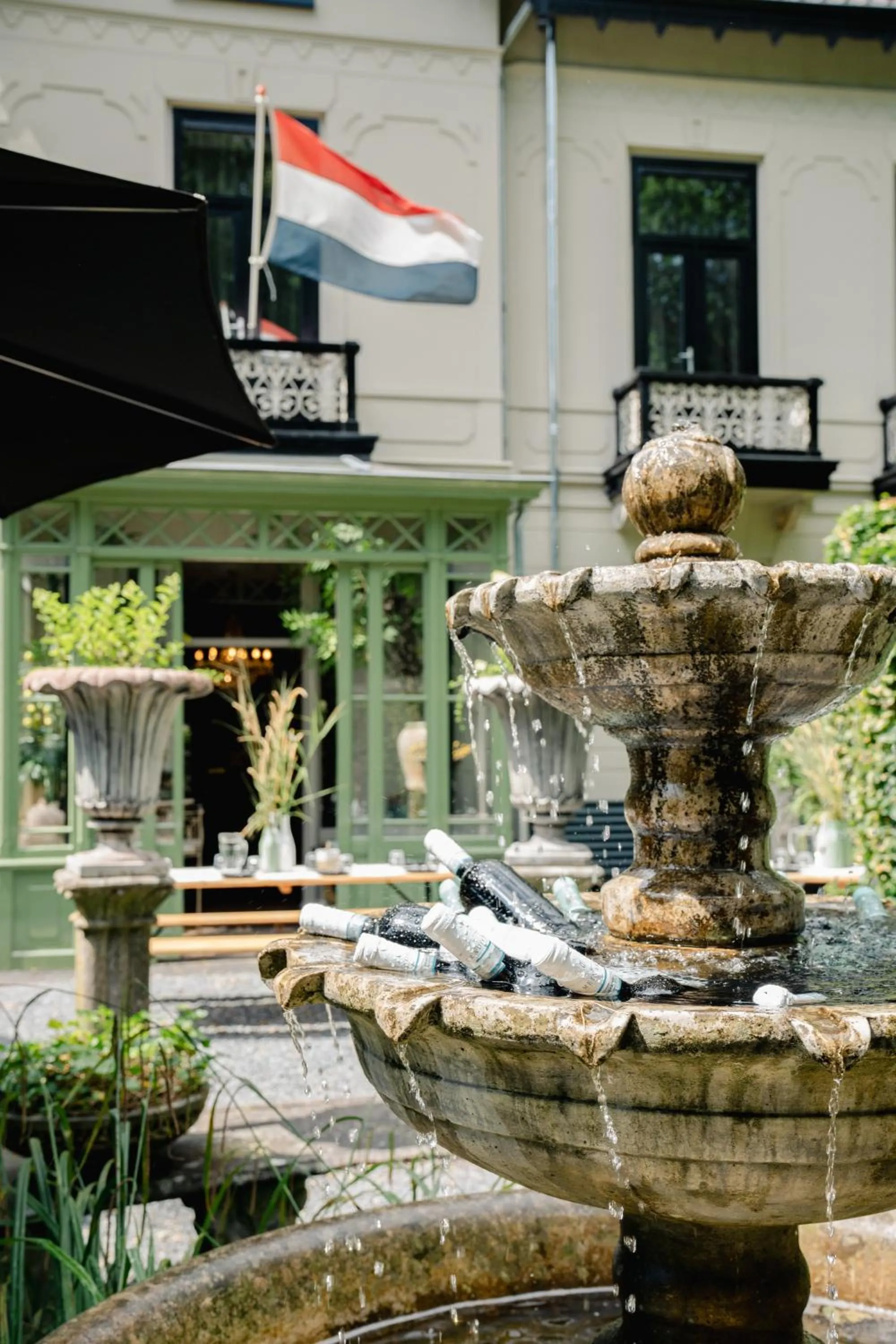 Garden in Boutique hotel Villa Trompenberg