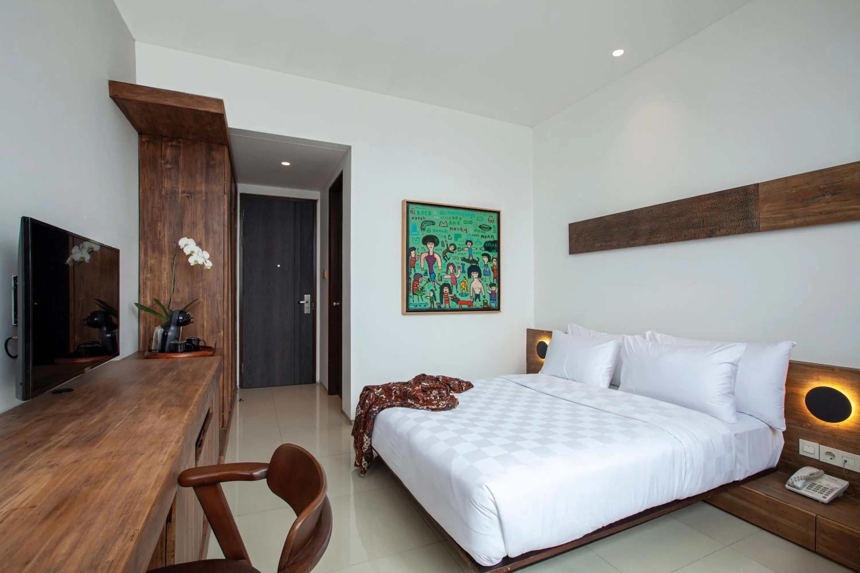 Bedroom, Bed in Miers Kuningan, ARTOTEL Curated