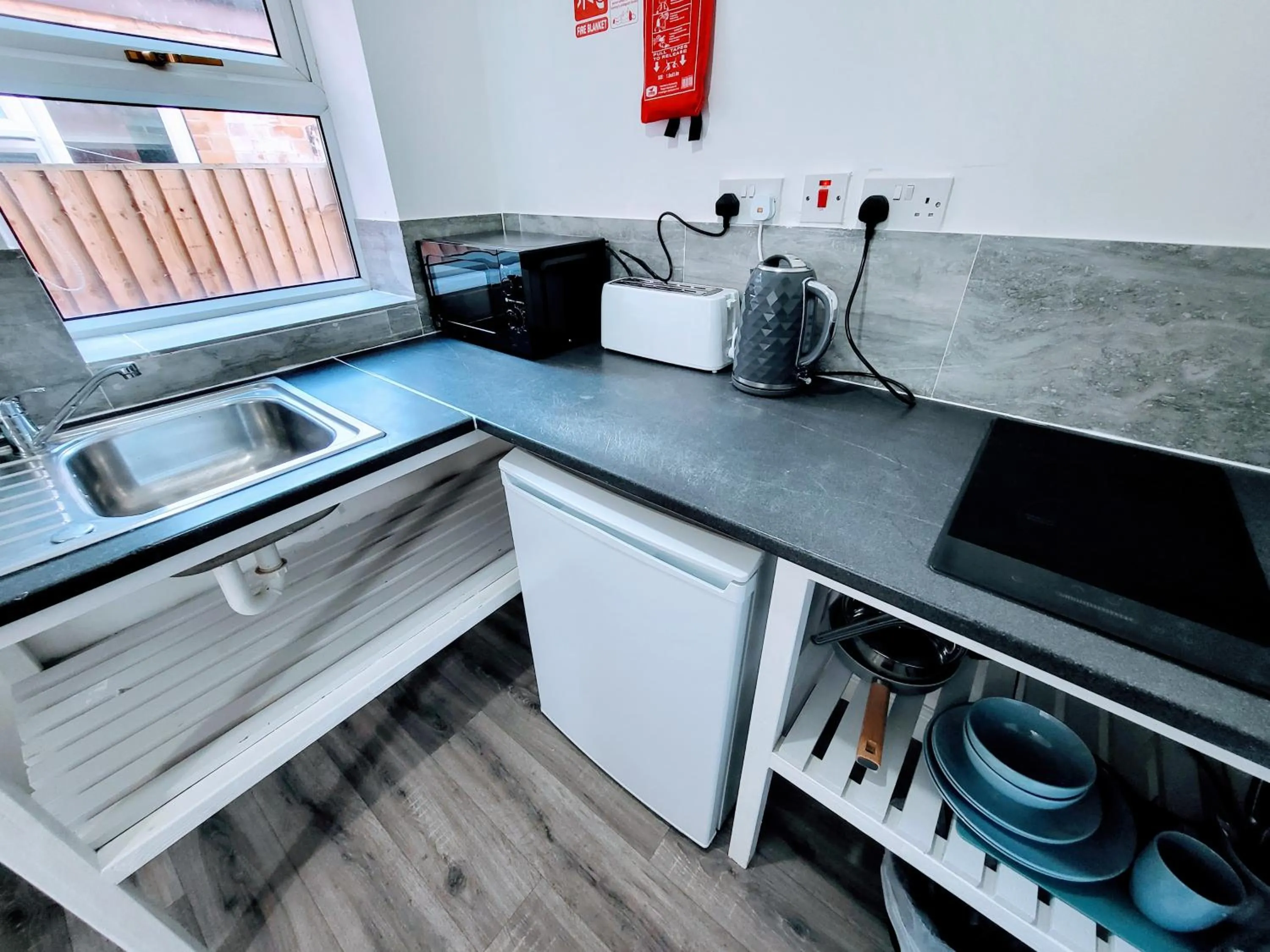 Kitchen or kitchenette in Berridge Solo Stays - NG7