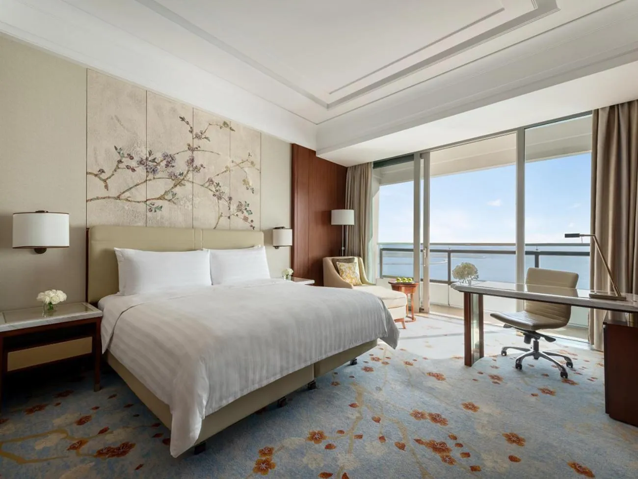 Bedroom, Bed in Shangri-La Qinhuangdao