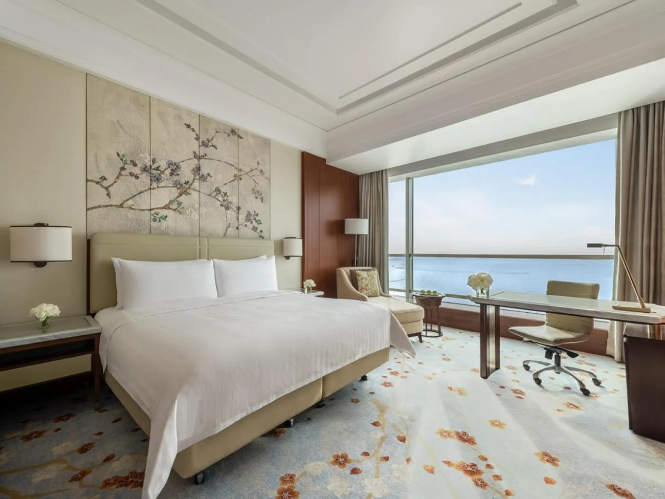 Bedroom, Bed in Shangri-La Qinhuangdao
