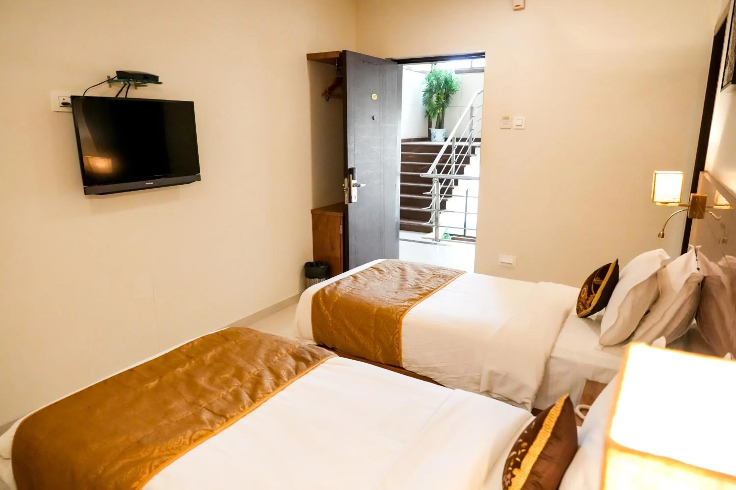 Bed in Hotel Sai Jashan Shirdi - Where blessings & comfort meet