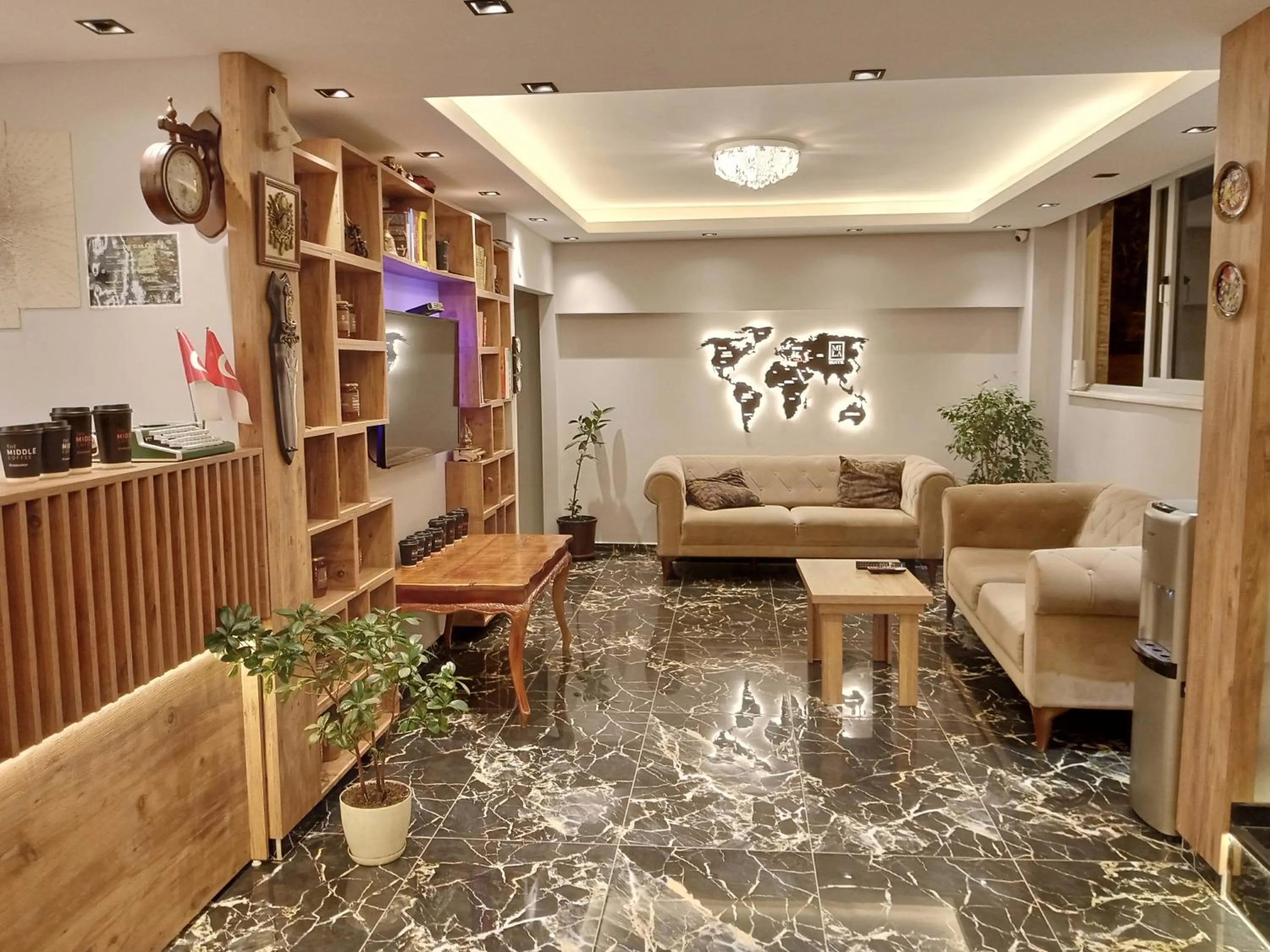 Lobby or reception in MİLA SUİTE