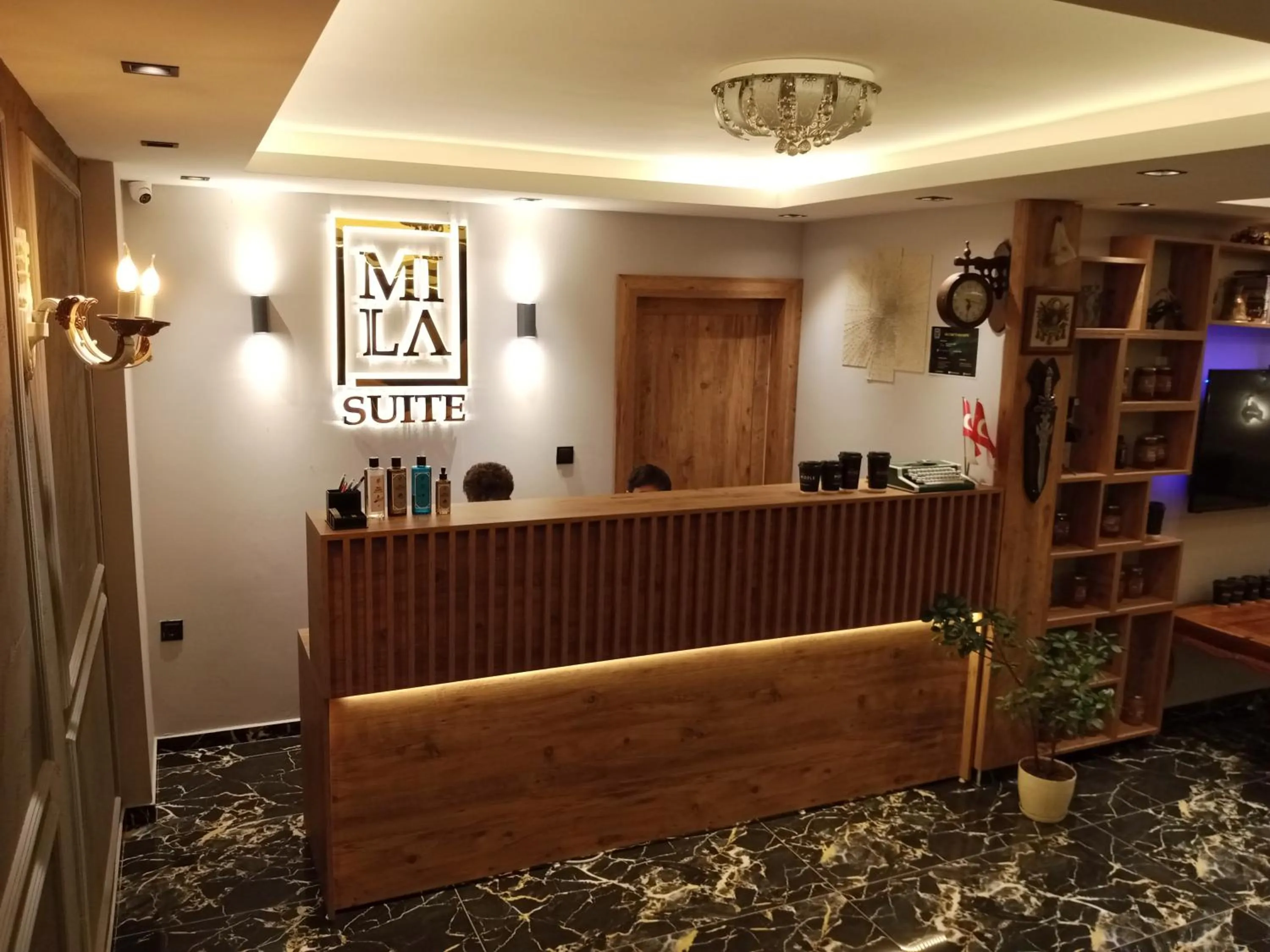 Lobby or reception in MİLA SUİTE