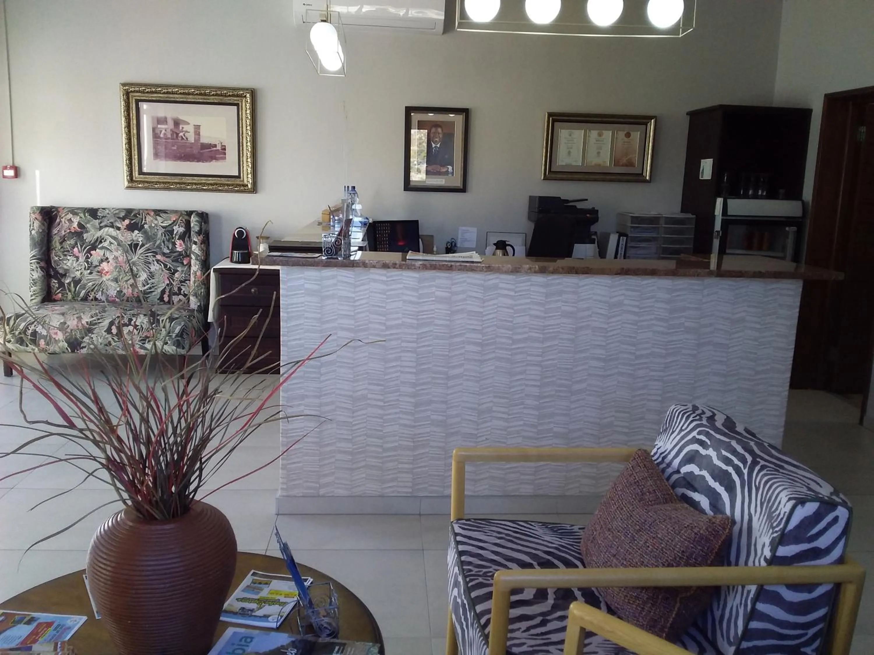 Lobby or reception in Hotel Thule