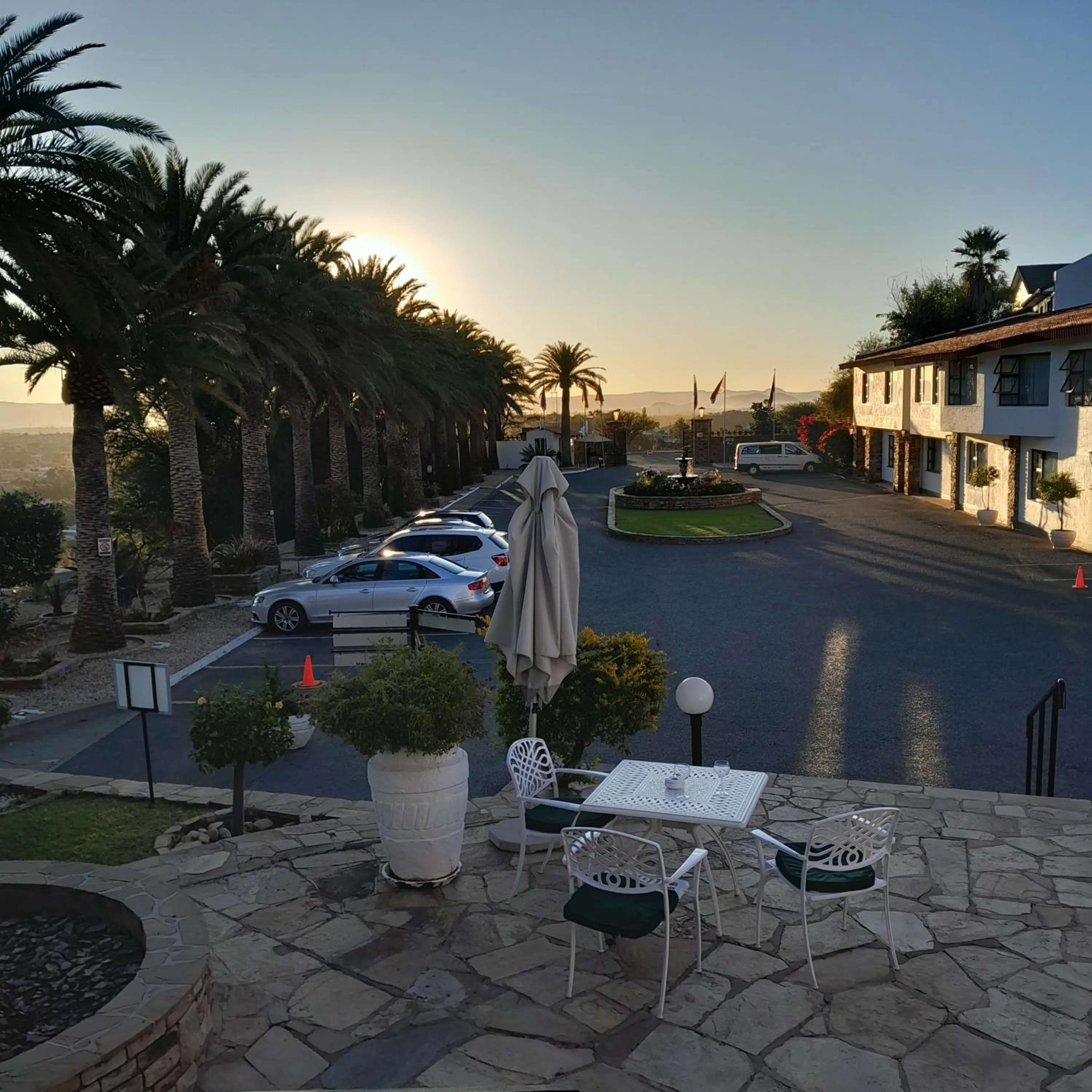 Sunset in Hotel Thule