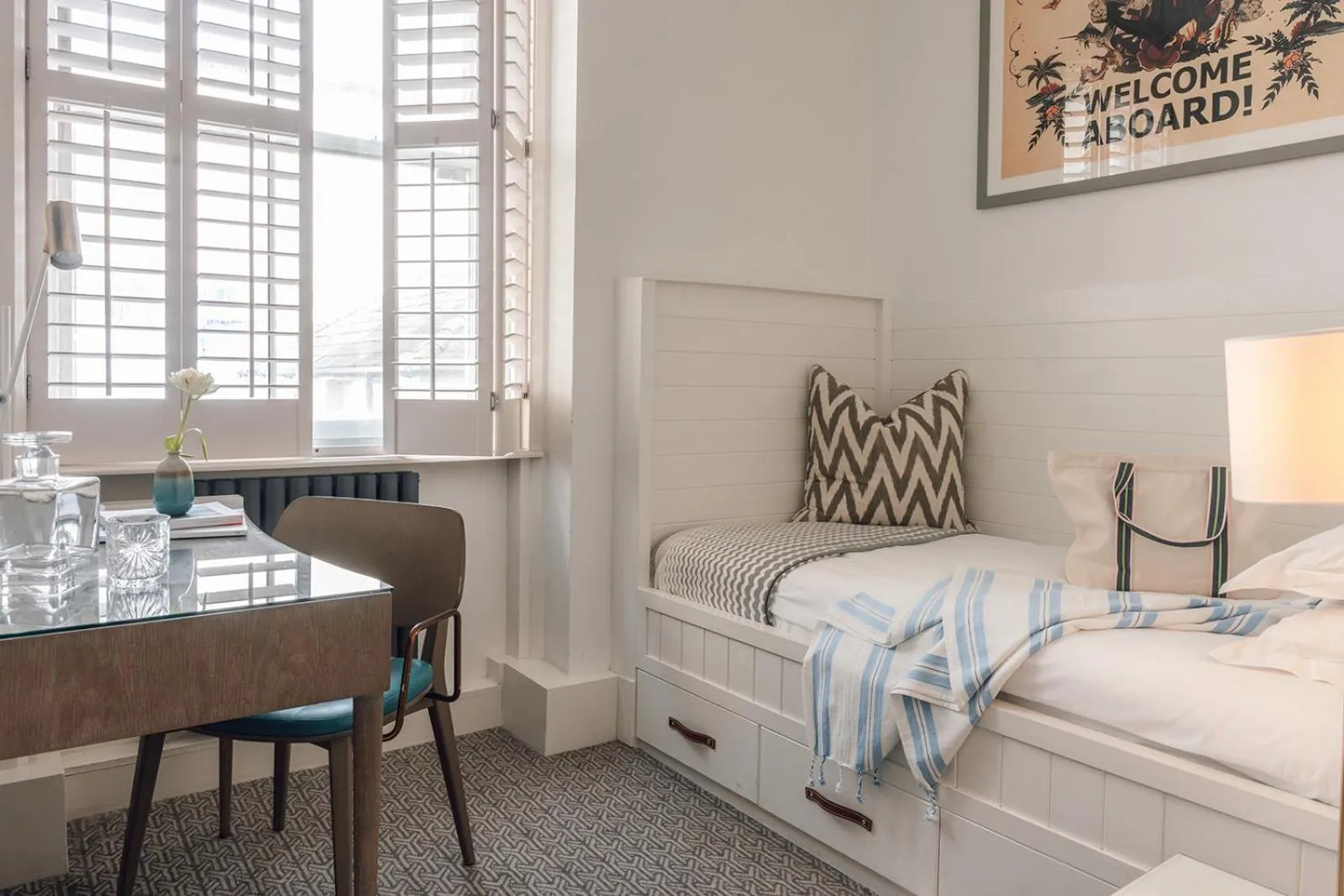 Bedroom, Bed in Harbour Hotel & Spa Brighton