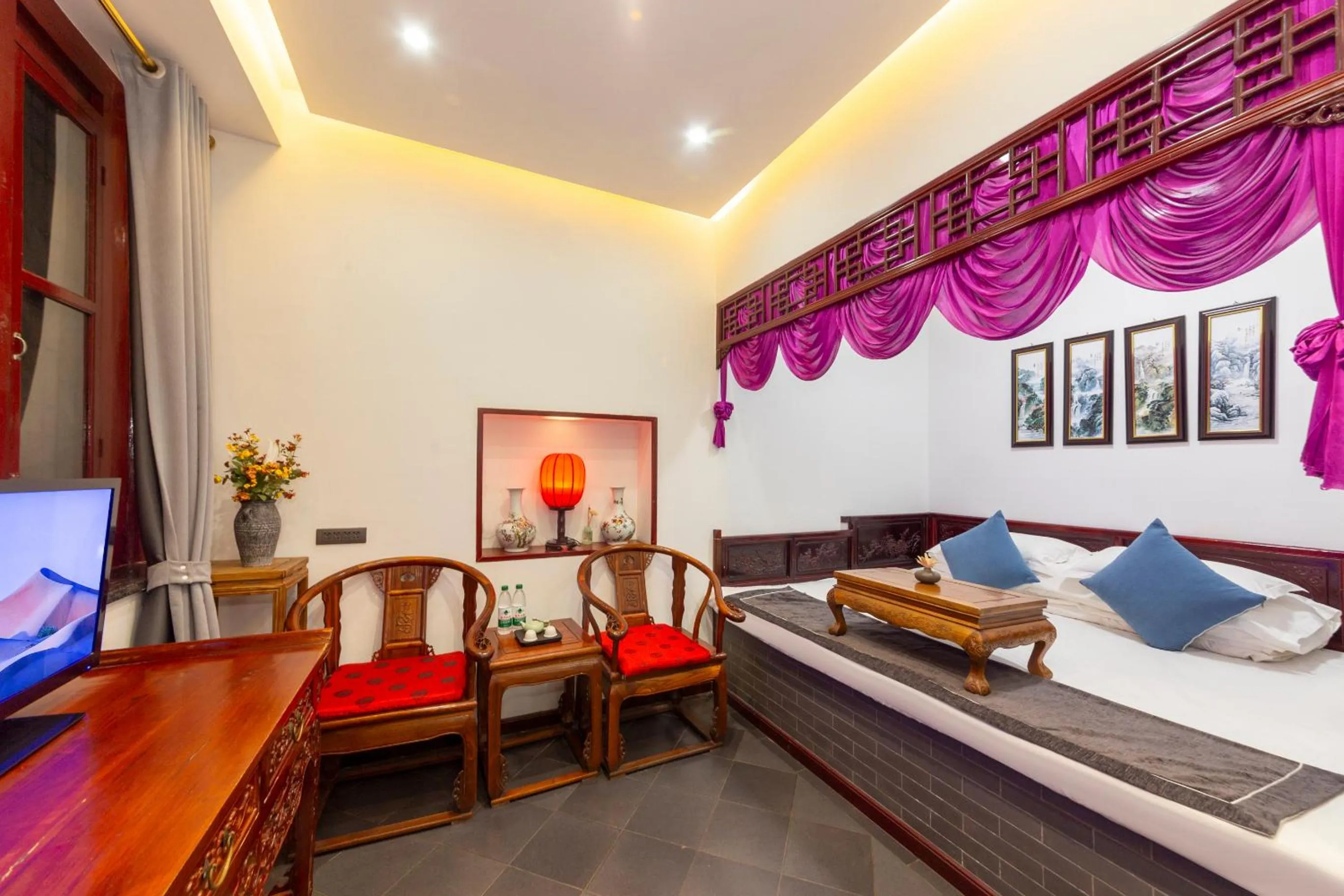 Bedroom, Bed in Pingyao Harmony Hotel