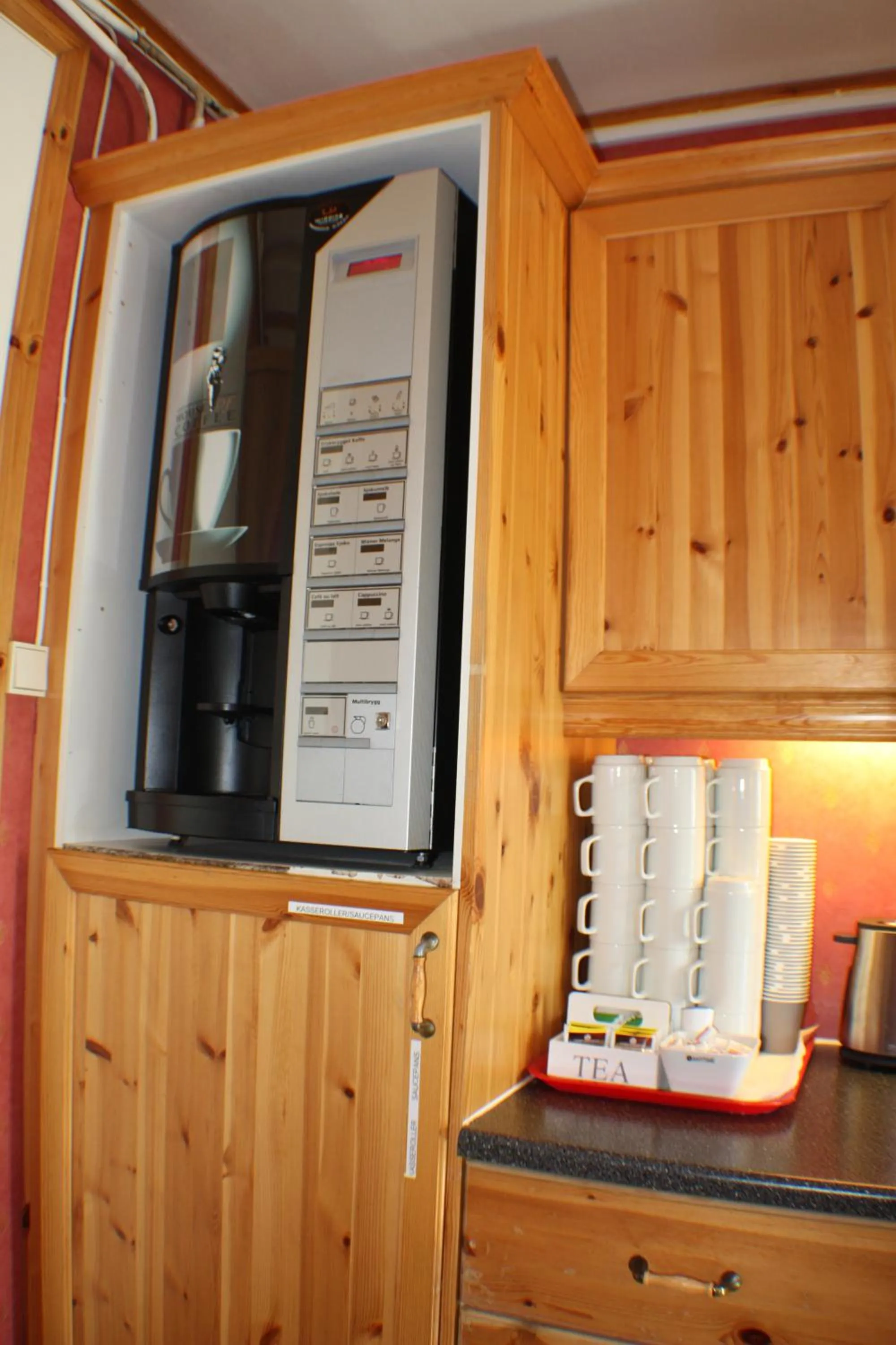 Kitchen or kitchenette in Ami Hotel