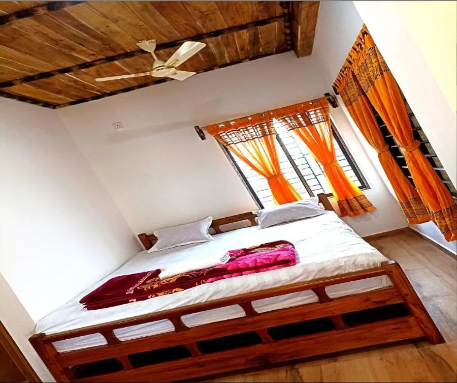 Bed in Khoai Village Resort