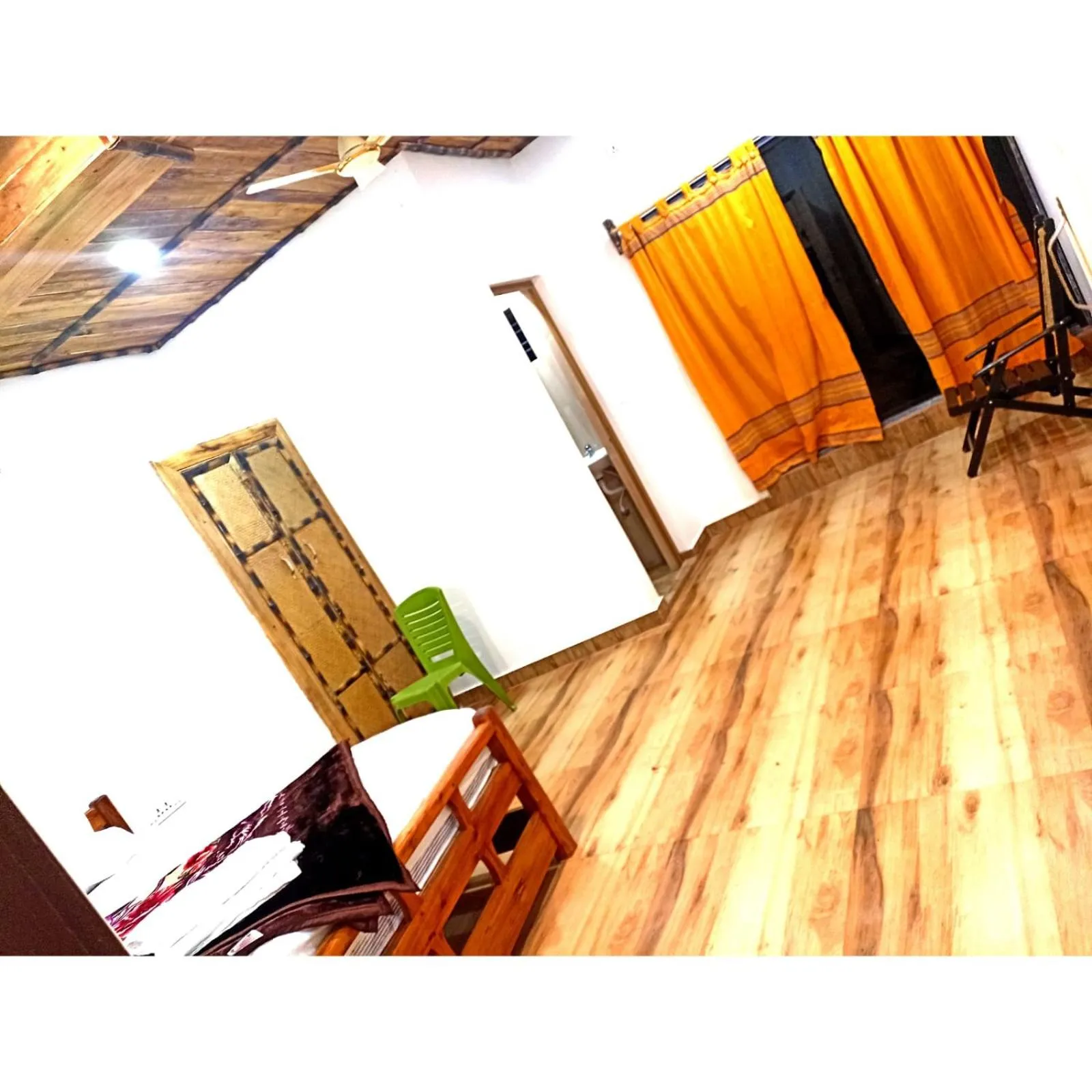 Bed in Khoai Village Resort