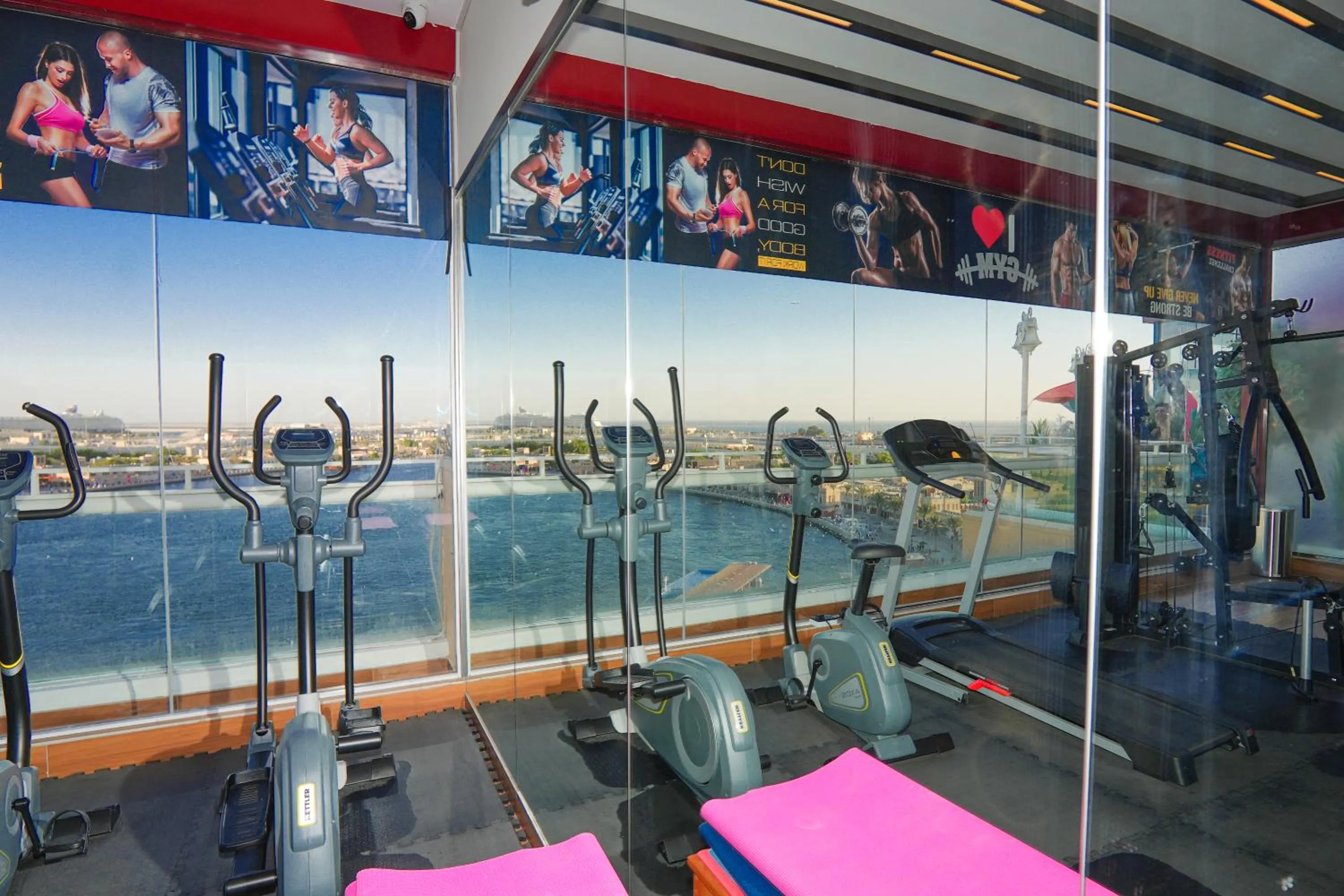 Fitness centre/facilities in Concorde Creek View Hotel Bur Dubai