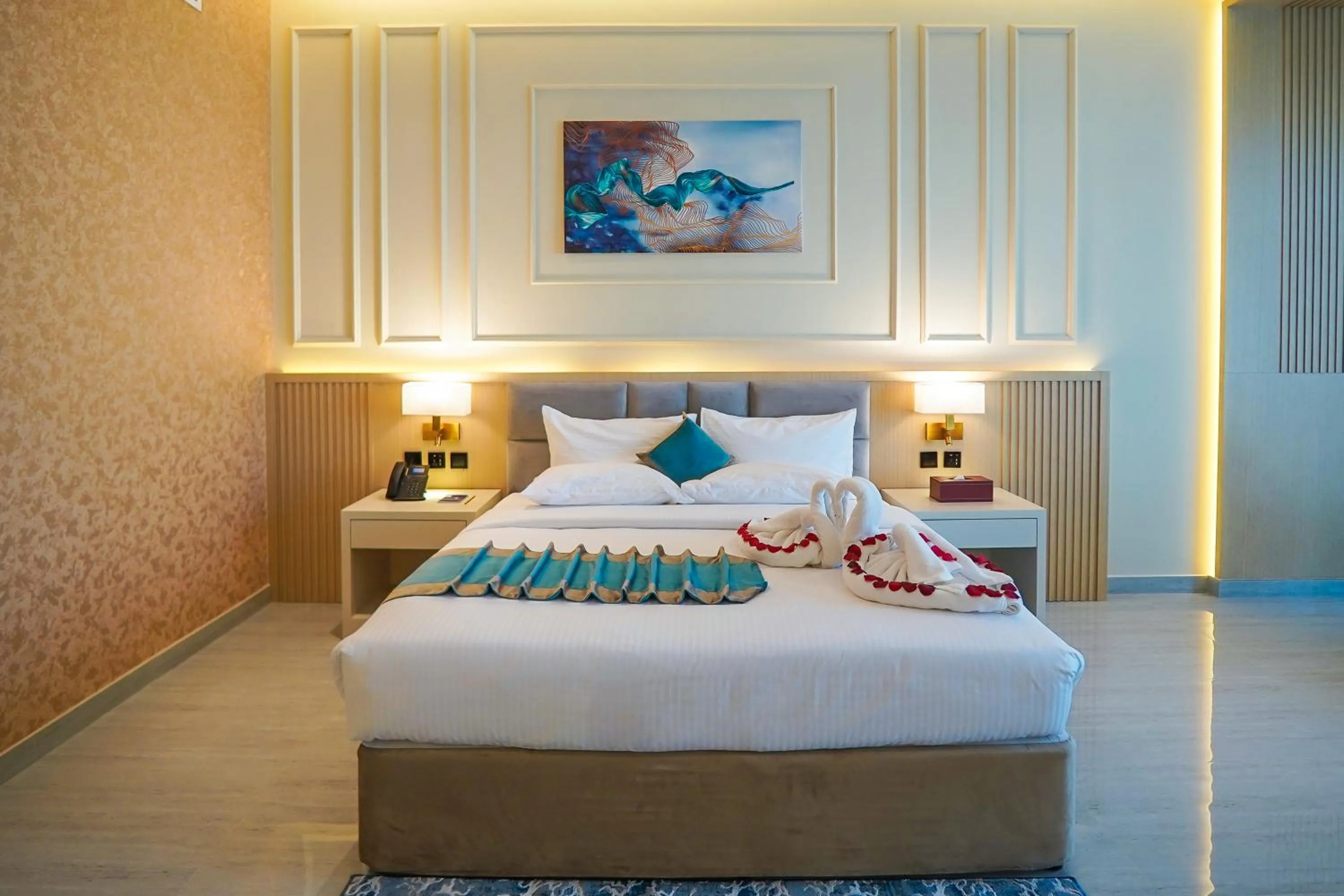 Bed in Concorde Creek View Hotel Bur Dubai