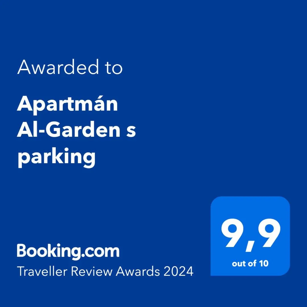 Apartmán Al-Garden s private garage parking free, 5 min pešo do centra