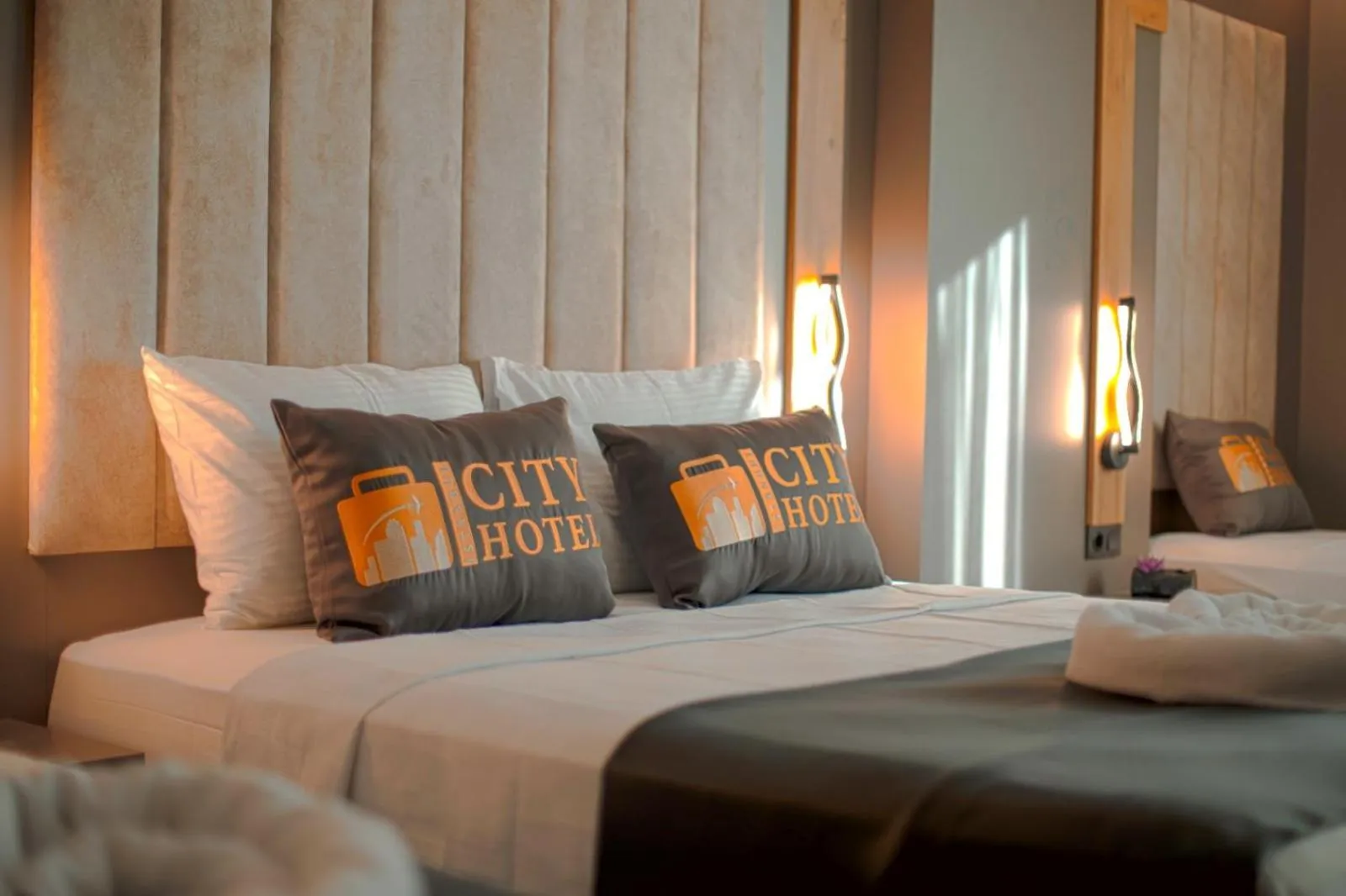 Bed in İstanbul City Airport Hotel