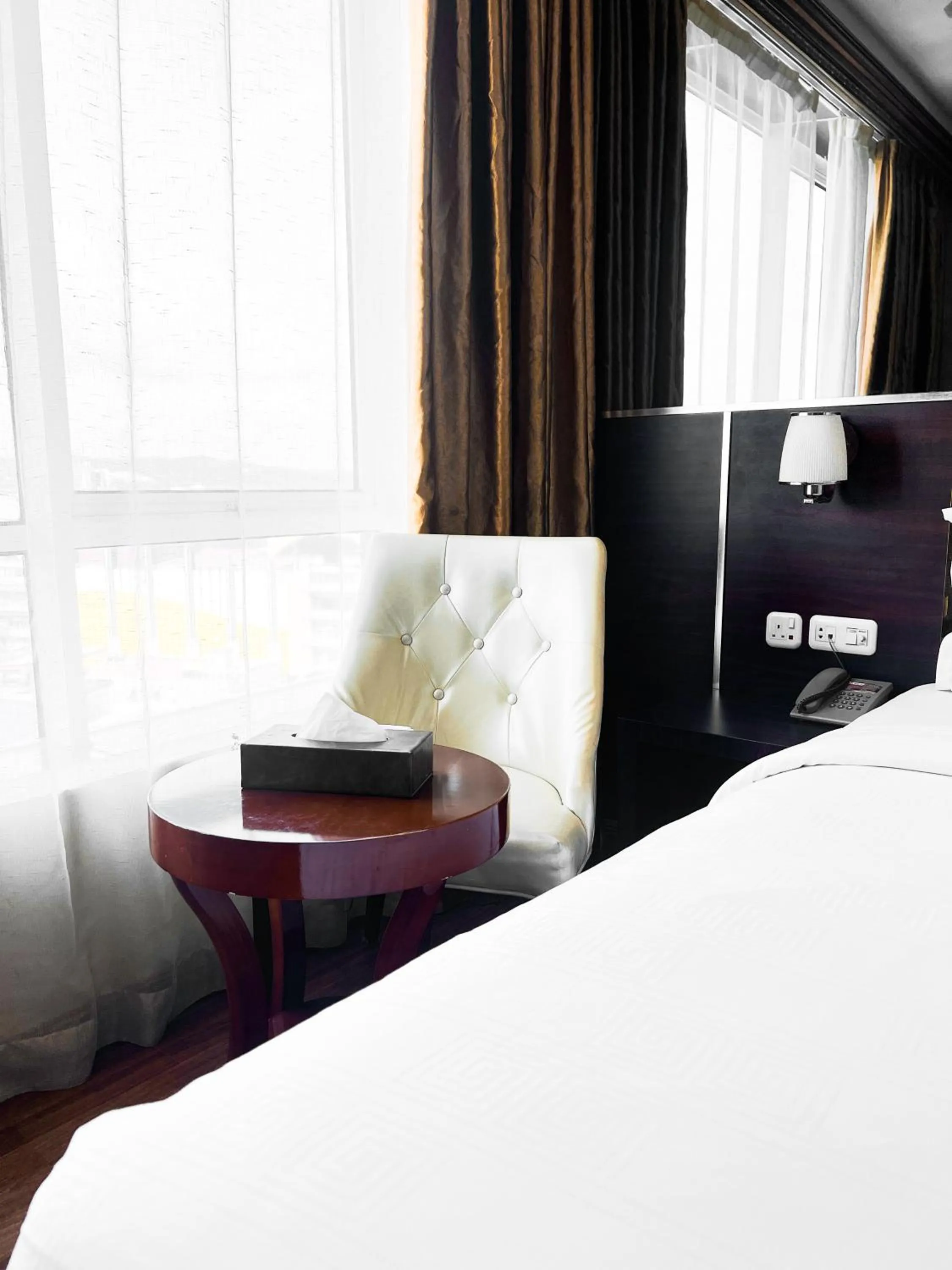 Bed in Batam City Hotel