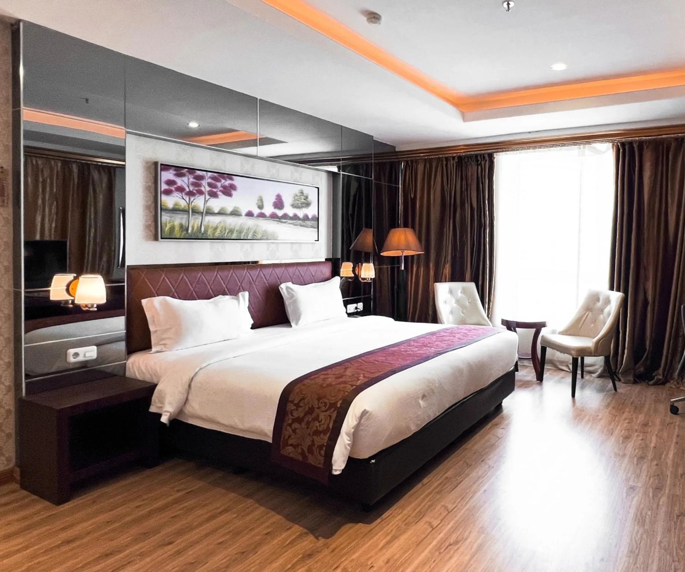 Bed in Batam City Hotel
