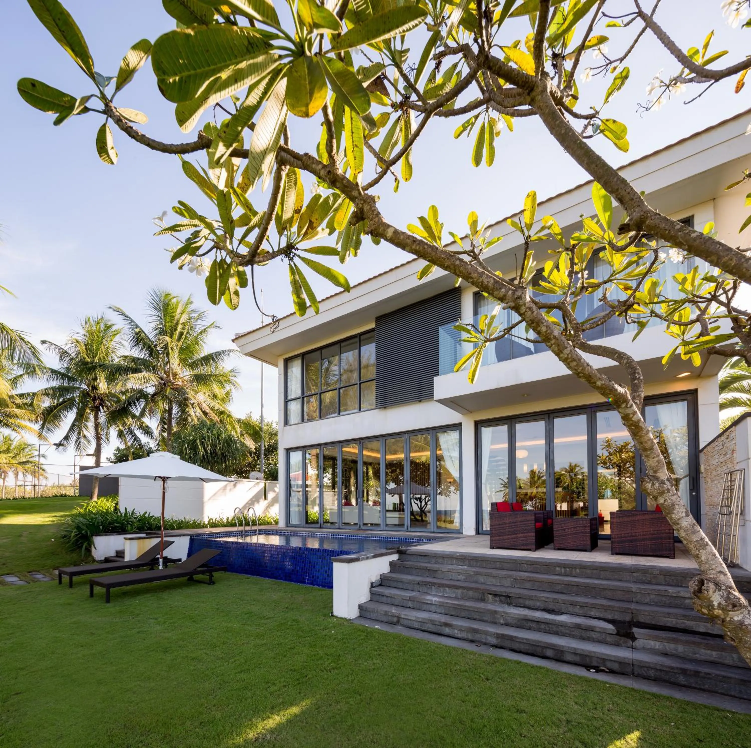 Property building in Ocean Beach Villas Danang