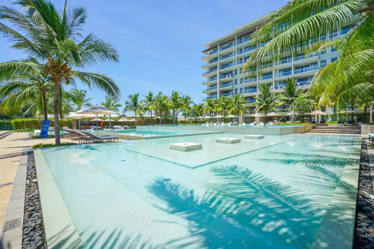 Swimming pool in Ocean Beach Villas Danang