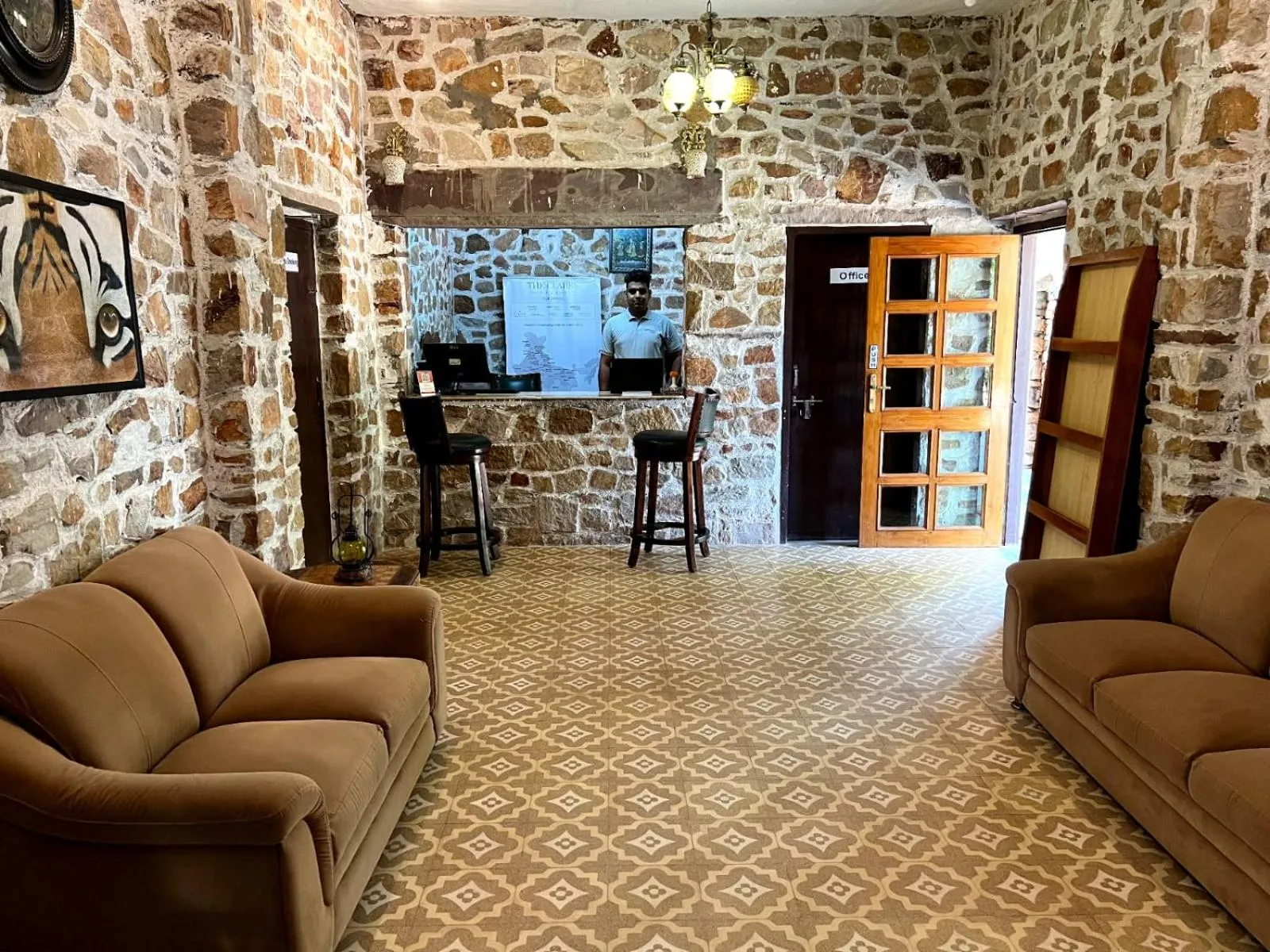 Lobby or reception in ClarksInn Suites Ranthambhore