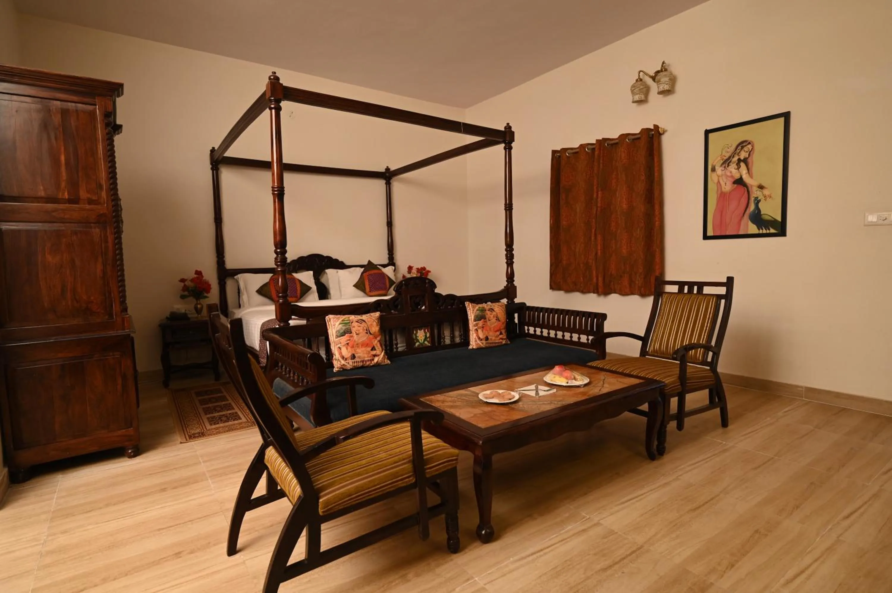 Bedroom in ClarksInn Suites Ranthambhore