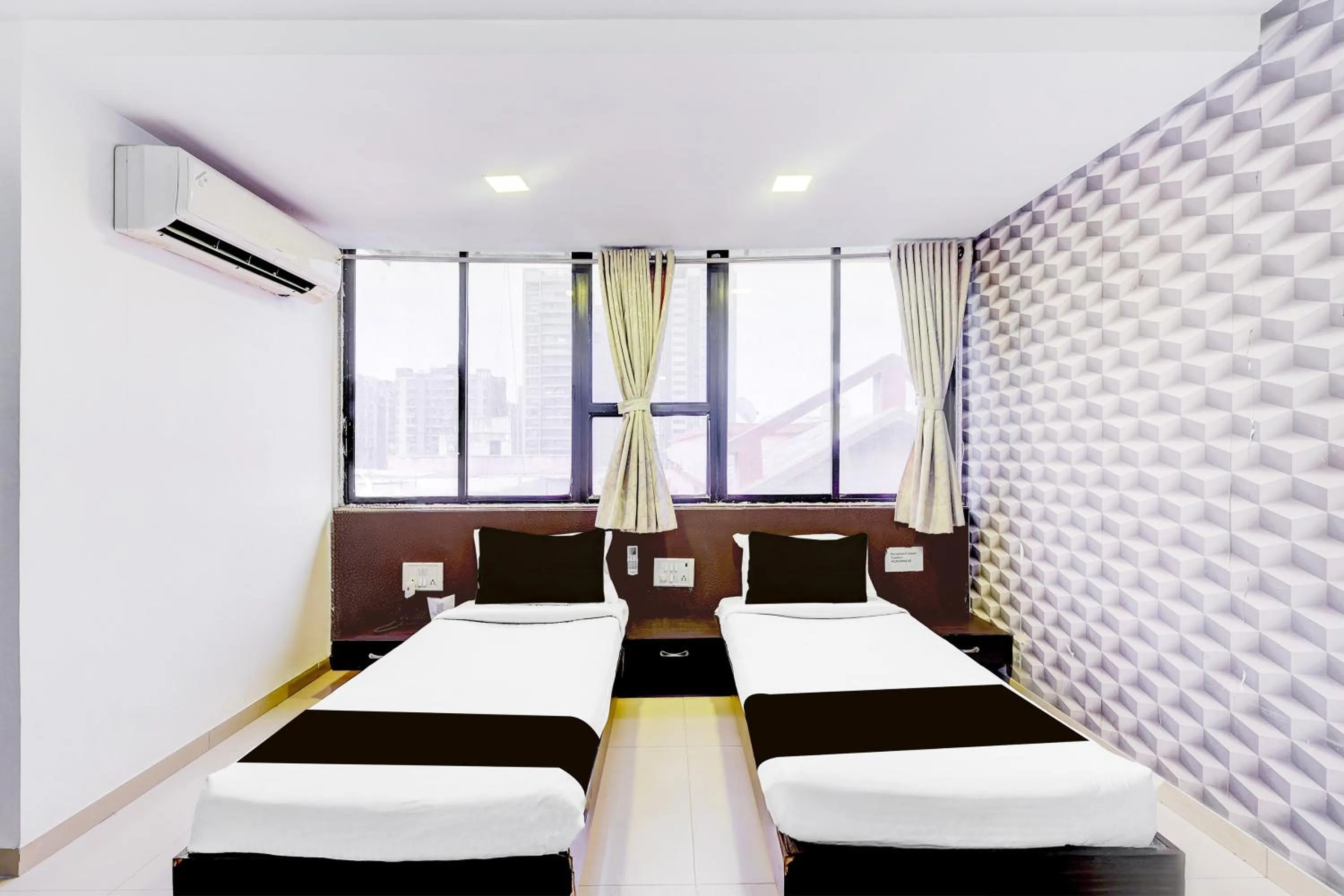 Bedroom, Bed in FabHotel Skyland