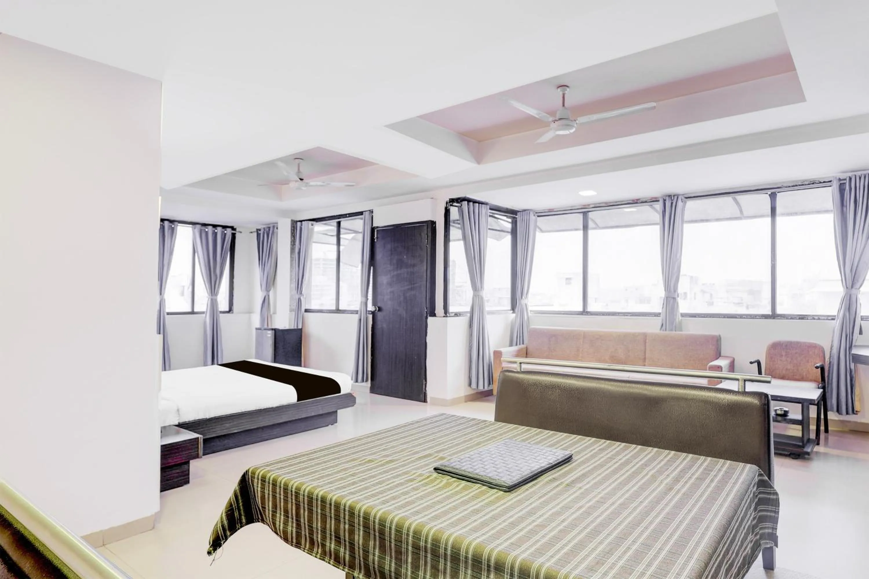 Bedroom, Bed in FabHotel Skyland