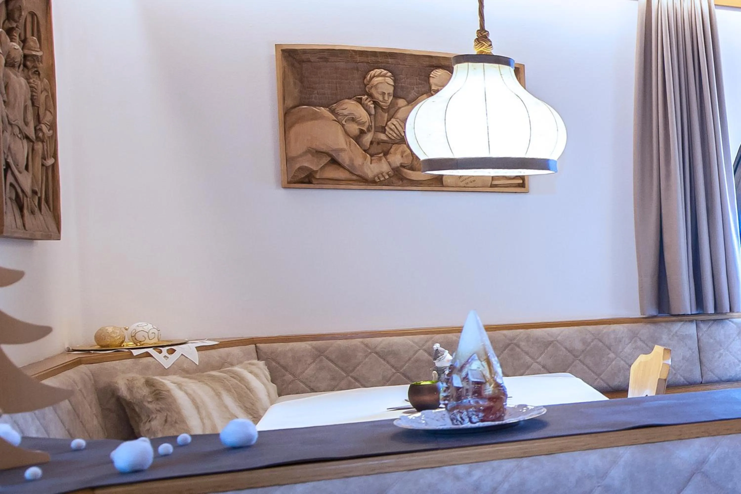 Lounge or bar, Bed in Garni La Majon