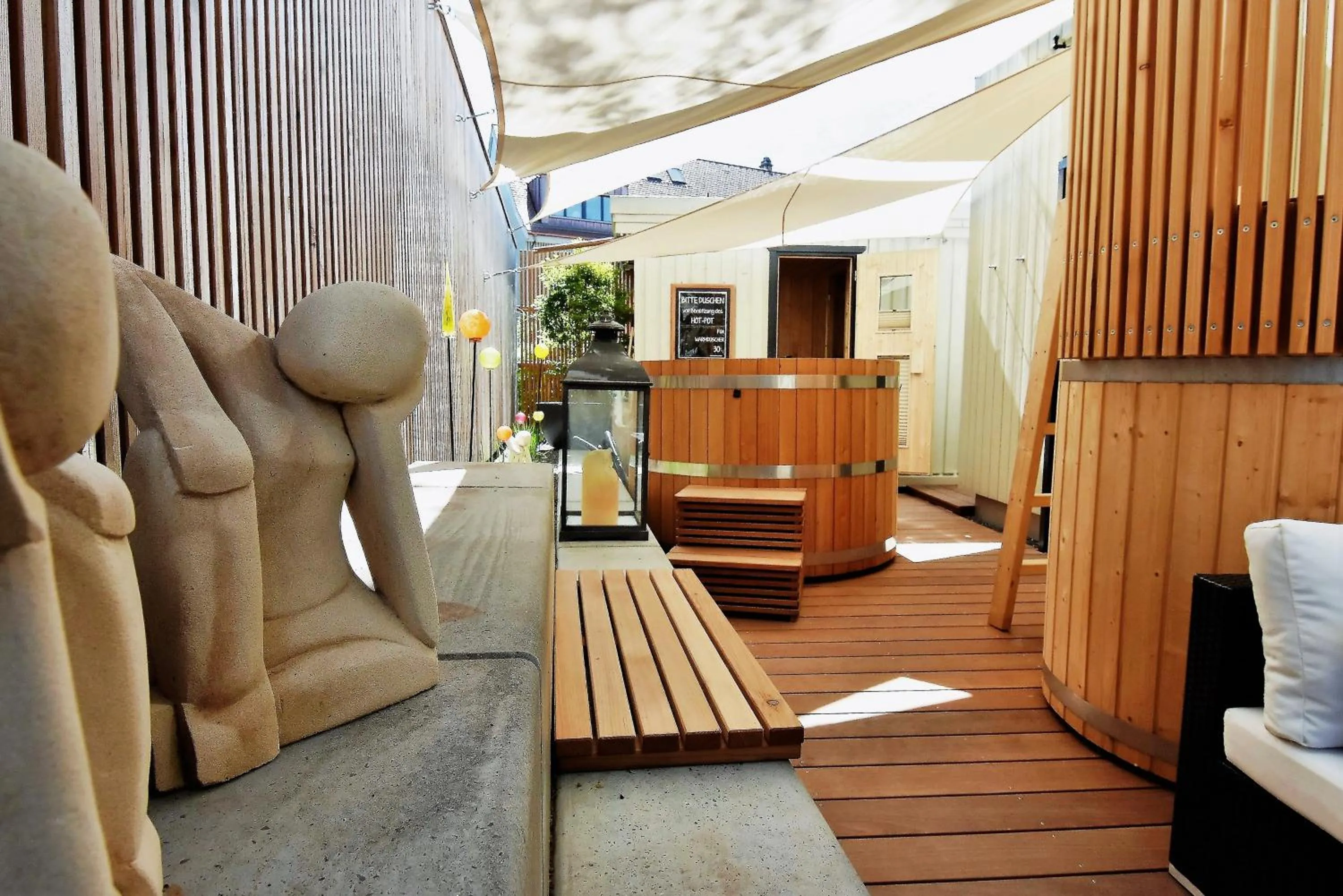 Hot Tub in JUCKERs Boutique-Hotel