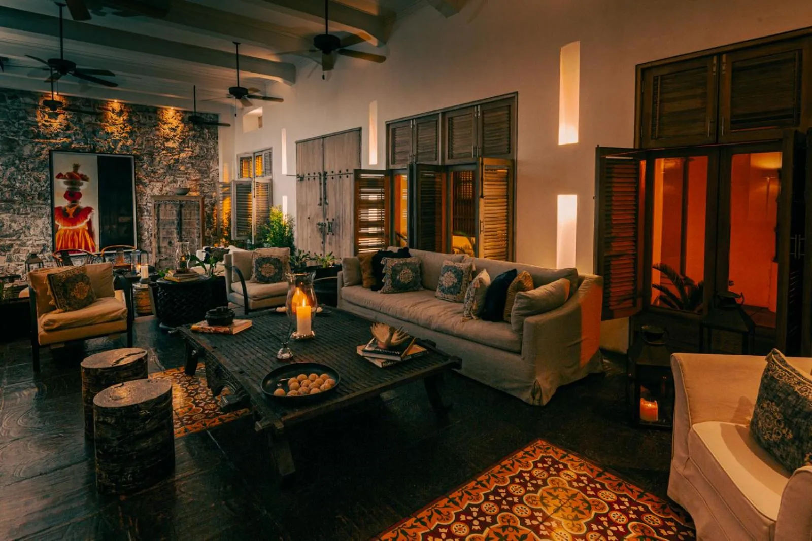 Living room in Casa Belle Cartagena Hotel Boutique
