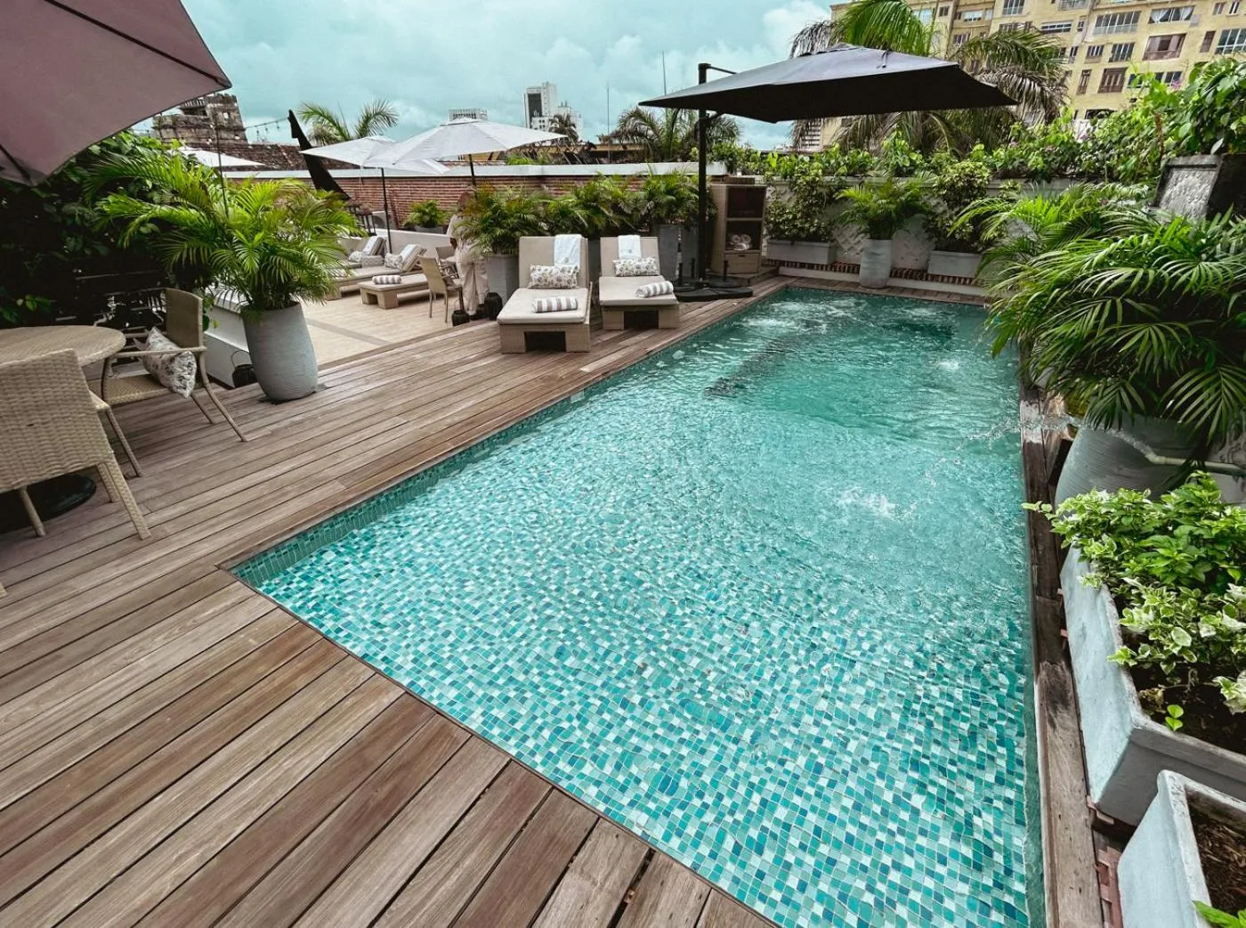 Hot Tub in Casa Belle Cartagena Hotel Boutique