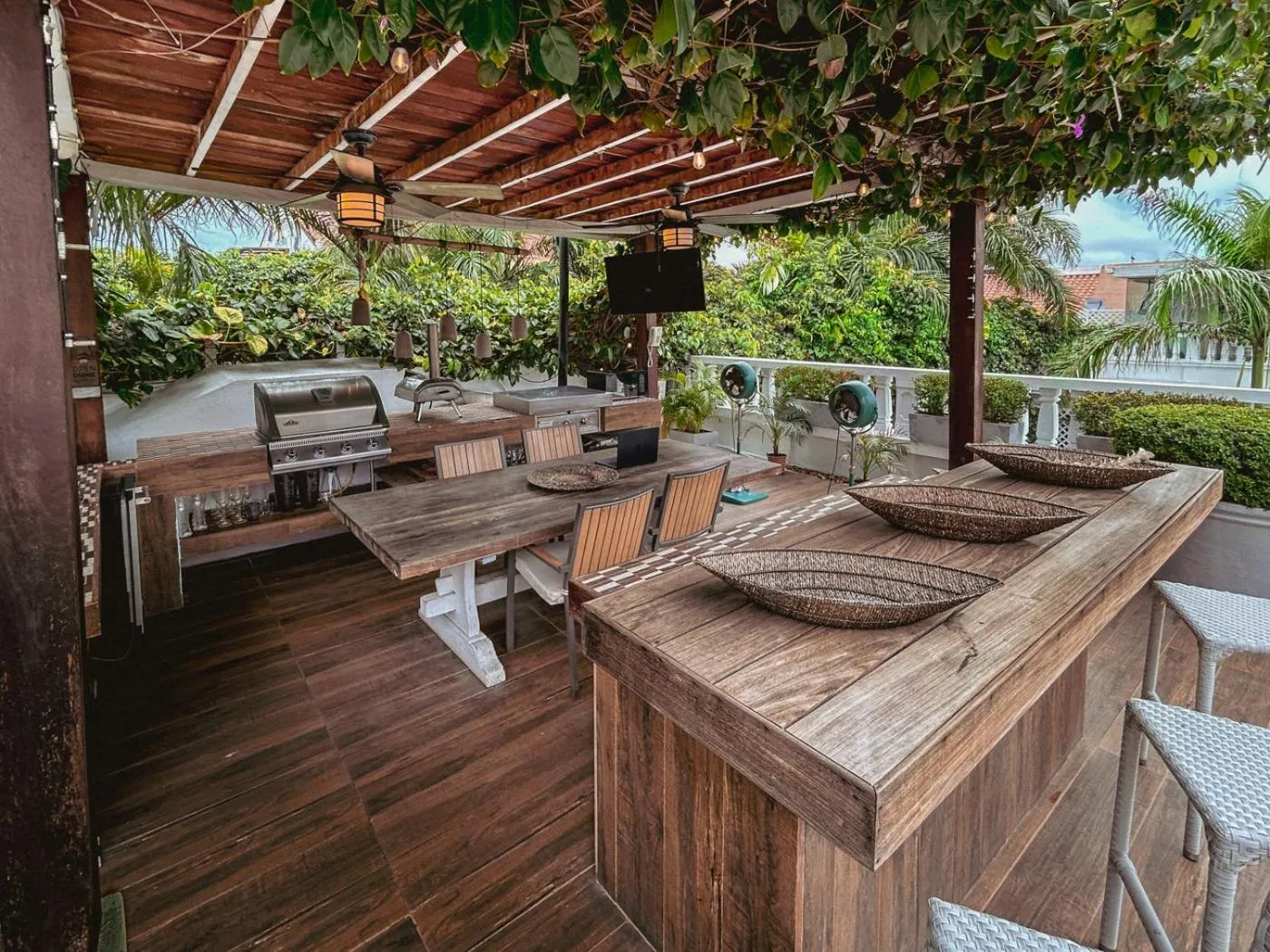 Balcony/Terrace in Casa Belle Cartagena Hotel Boutique