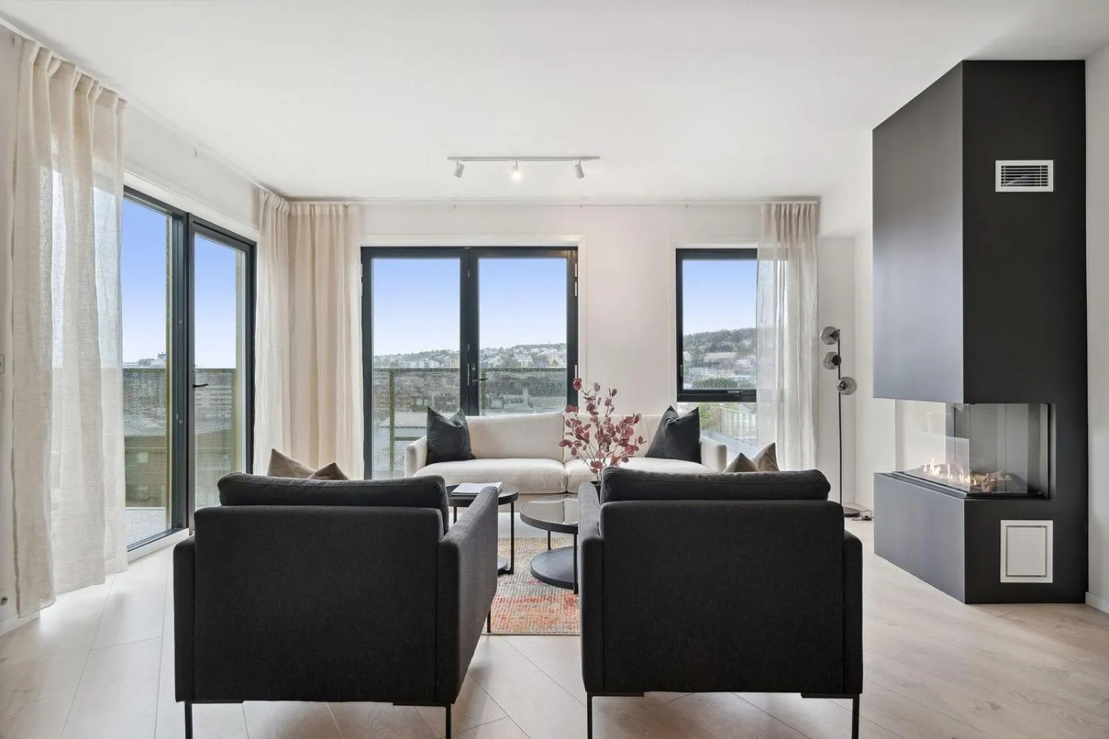 Living room in TotalApartments Vervet Gjøa