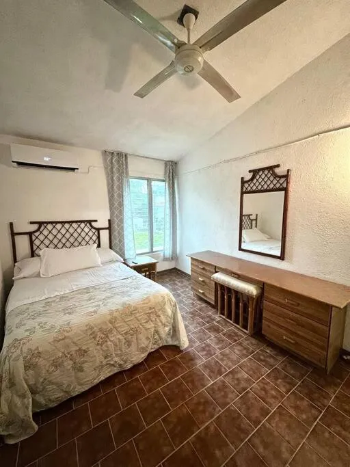 Bed in Departamento en Club Santiago Manzanillo