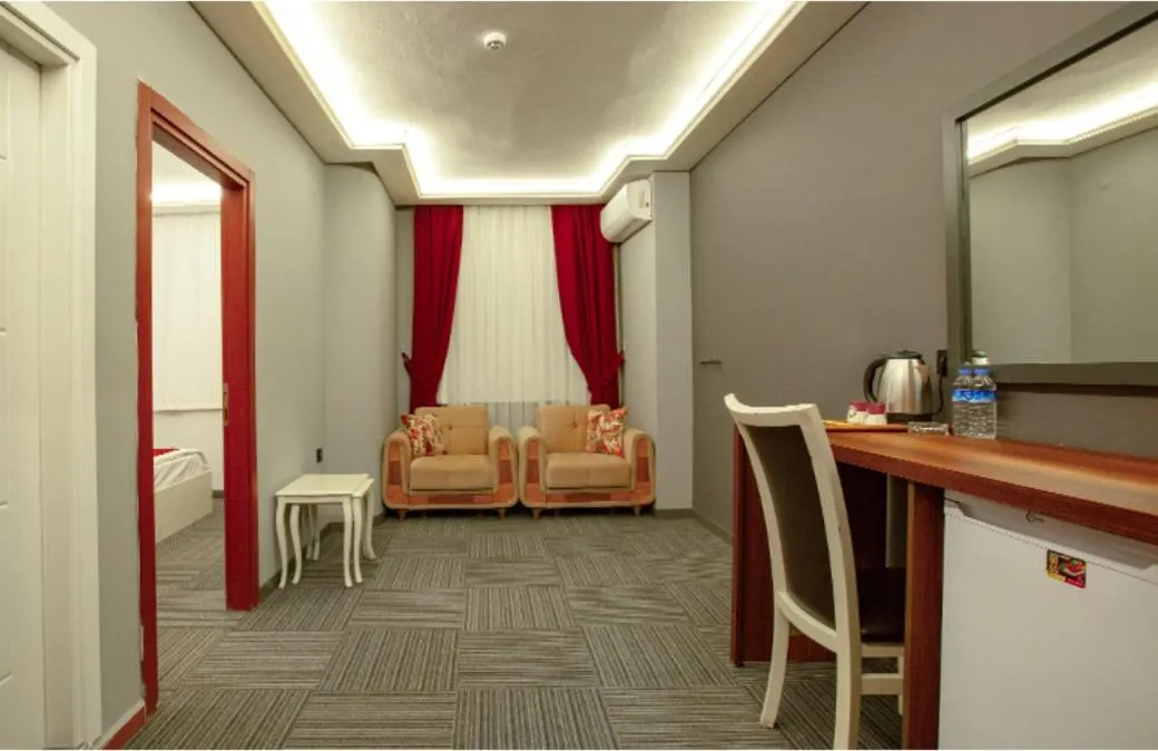 Seating area in Vira Suite Hotel