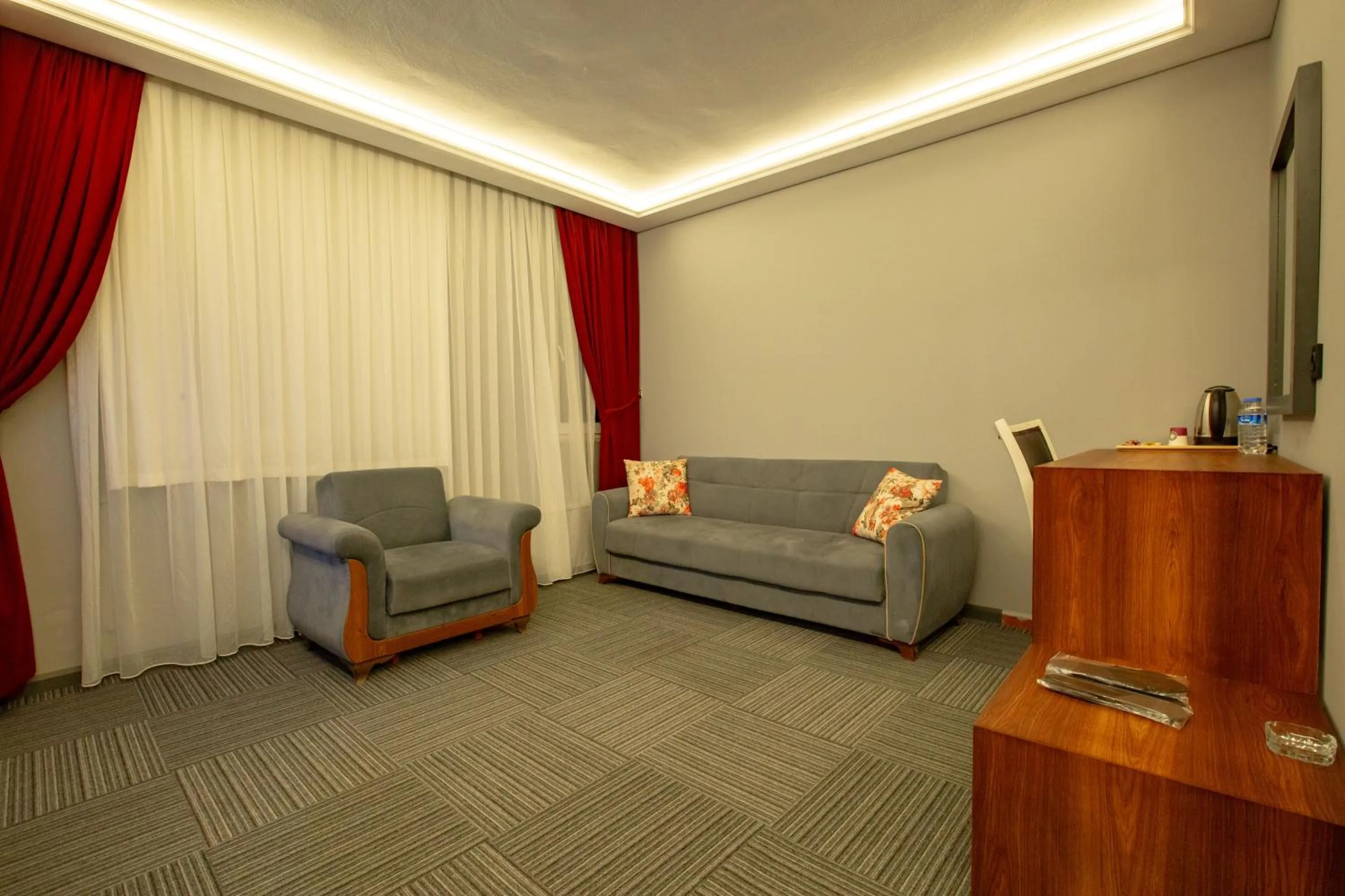 Seating area in Vira Suite Hotel