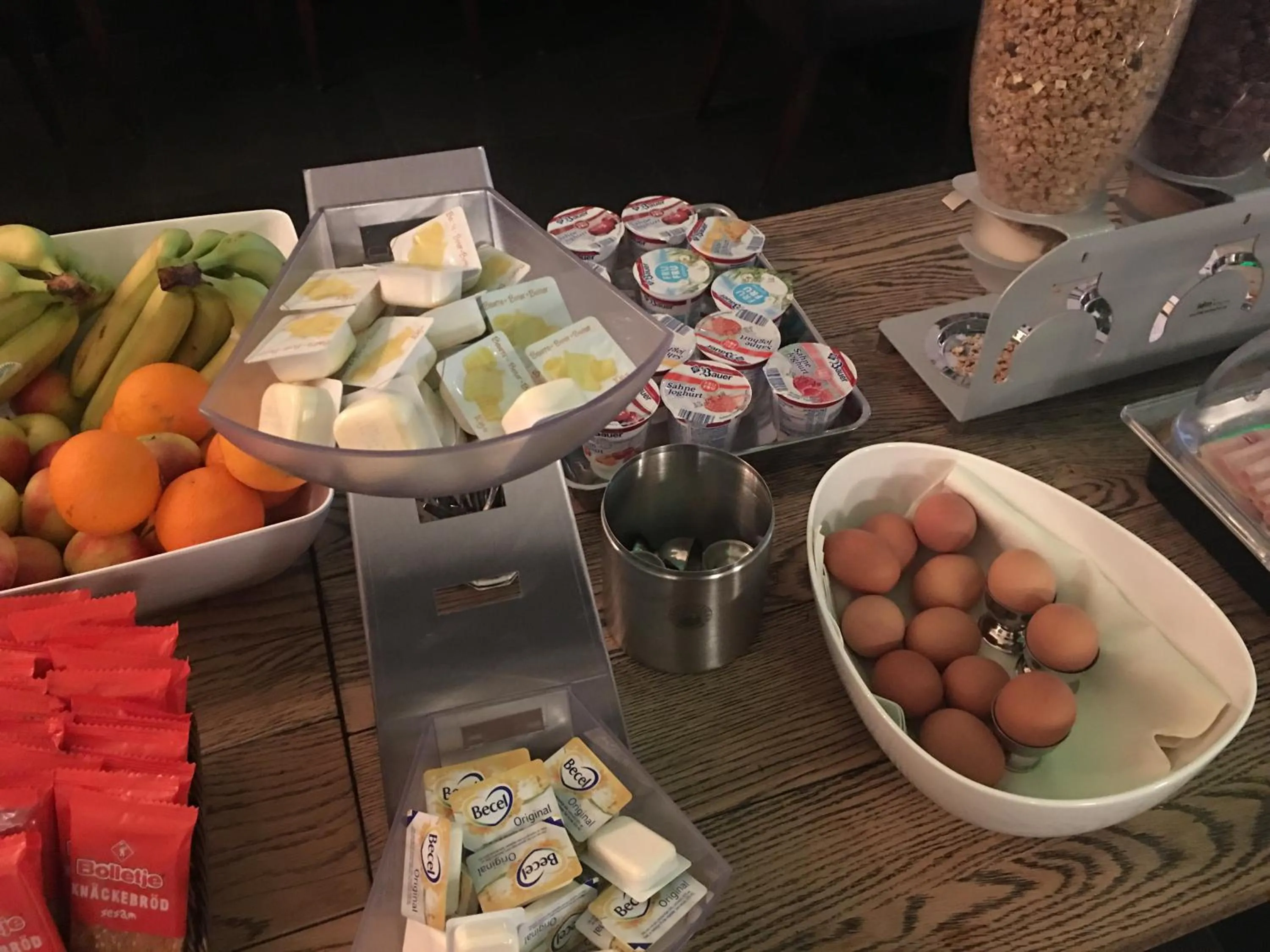 Continental breakfast in Amadeus Hotel