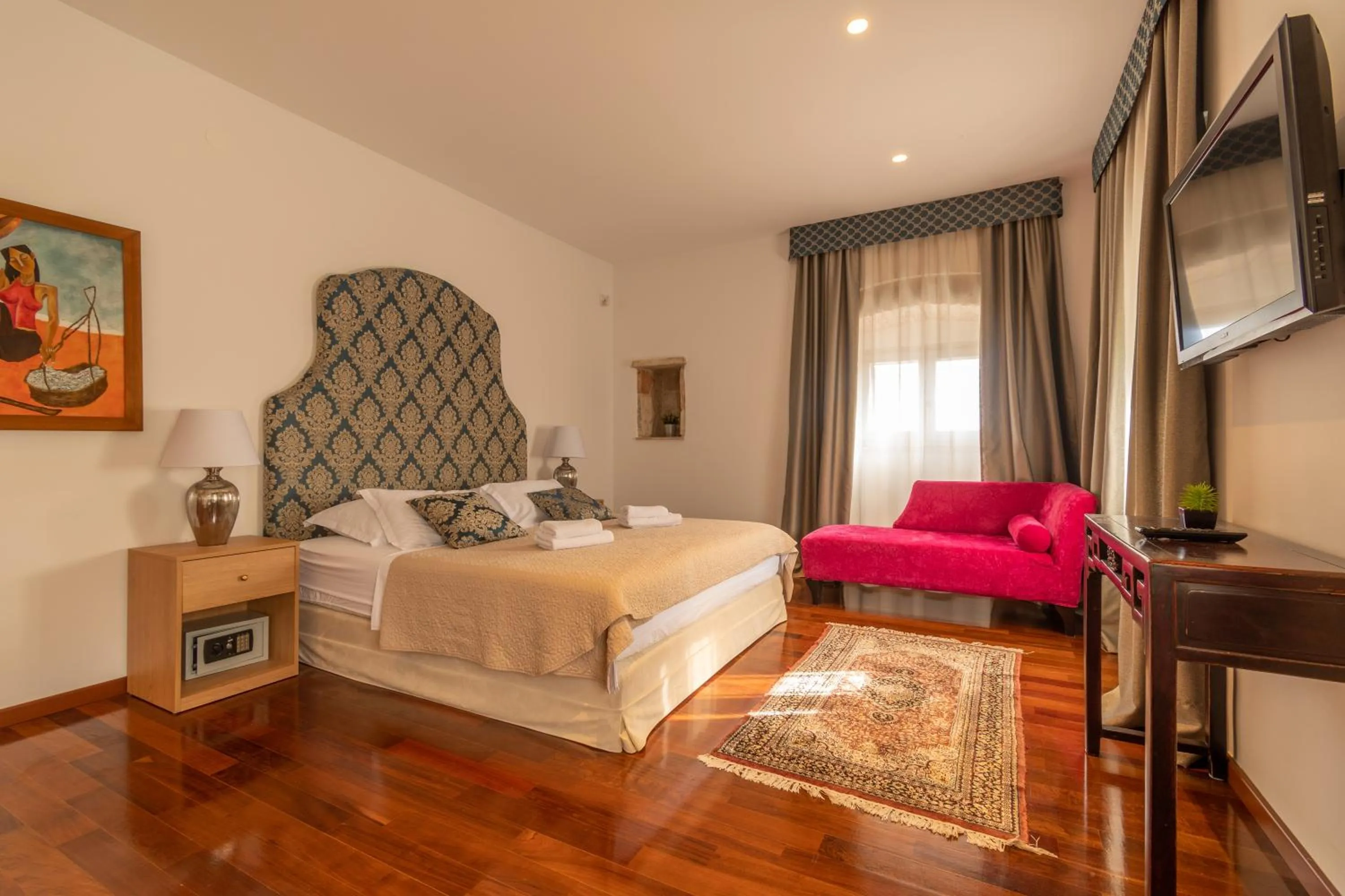 Bedroom, Bed in B&B Heritage Villa Apolon